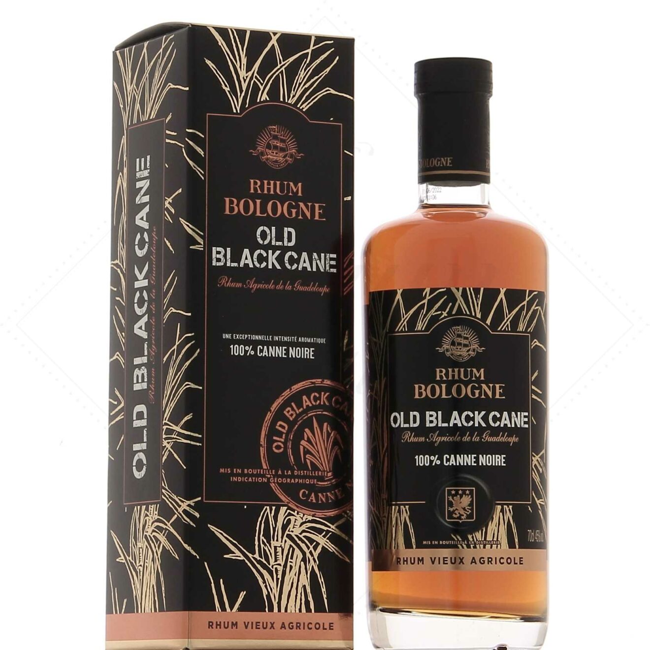 Bologne Old Black Cane 45 Rhum Attitude