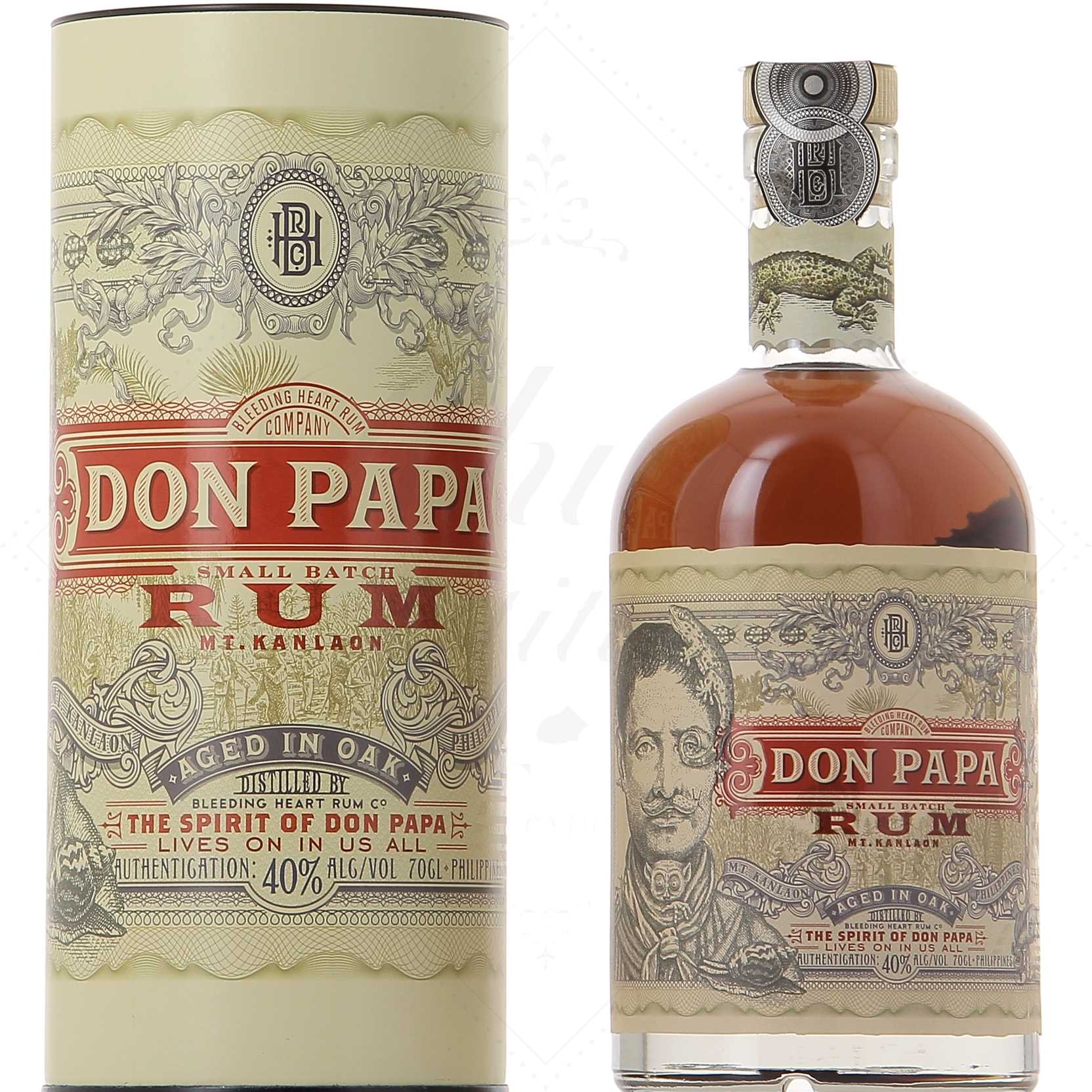 Don Papa Rum 70cl - 40% ABV Dark Aged Sipping Rum: Distilled in  Sugarlandia, Philippines, Expertly Matured in American Oak