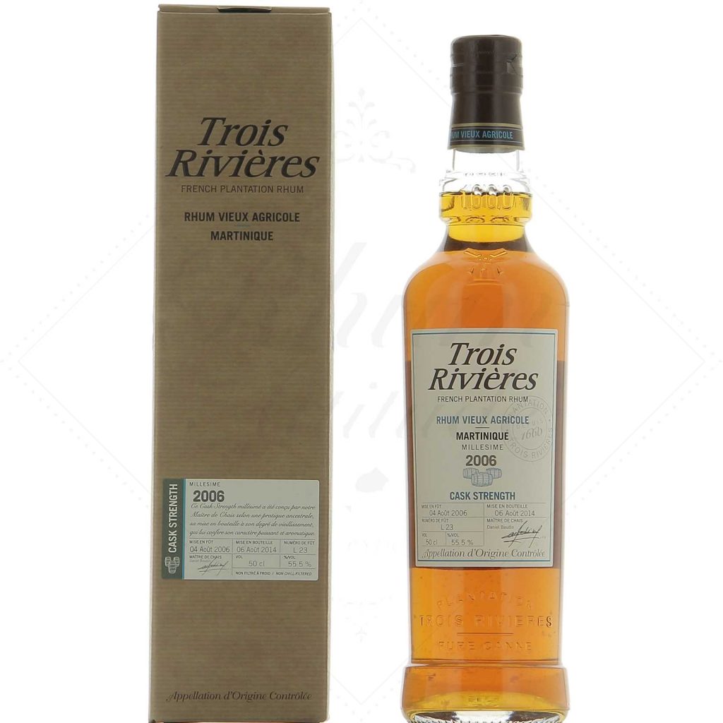 Trois Rivières Millésime 2006 fût L23 Cask Strength 55,5° Rhum Attitude Trois Rivières Millésime 2006 fût L23 Cask Strength 55,5° Rhum Attitude