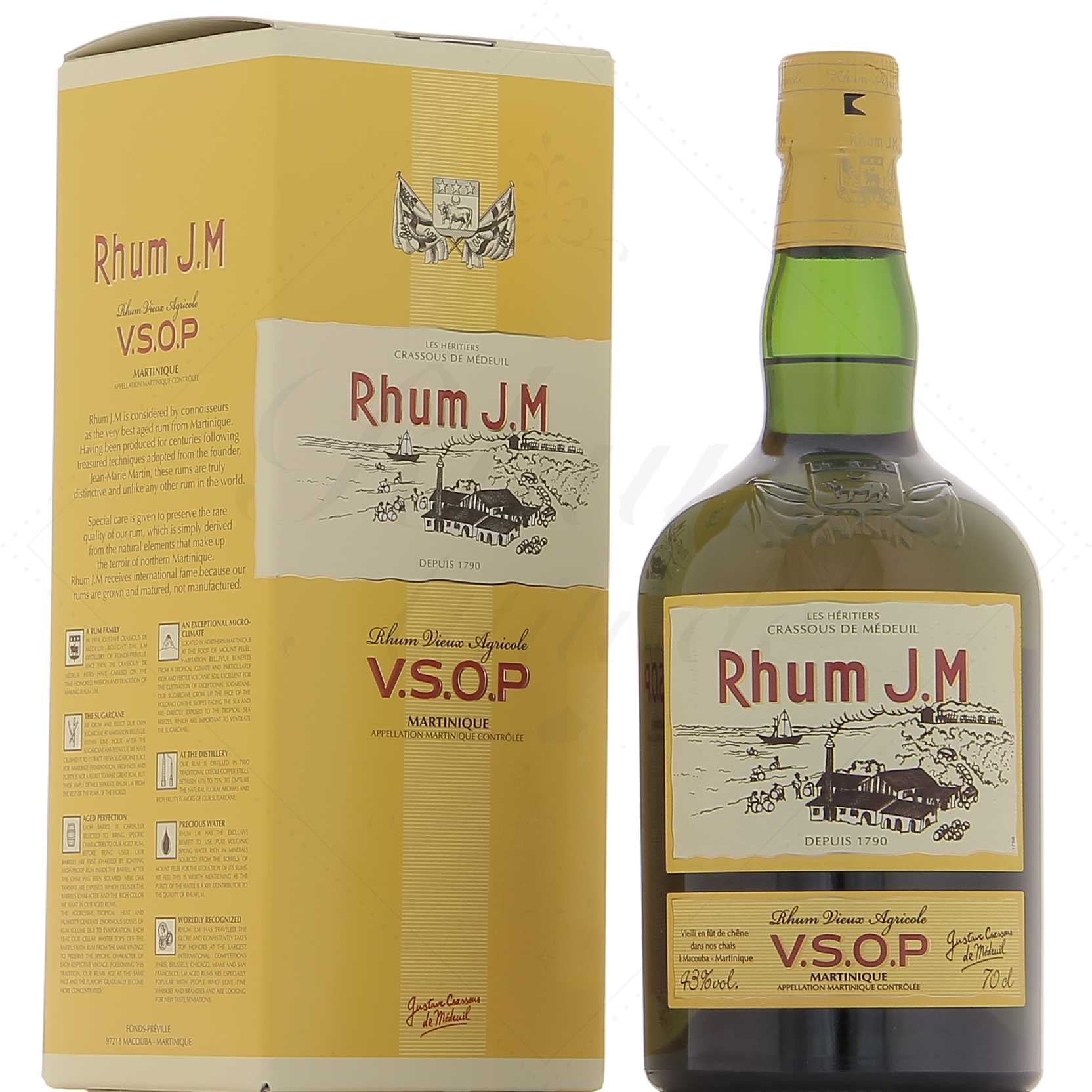 Vieux Rhum JM VSOP - Rhum prestigieux de la Martinique