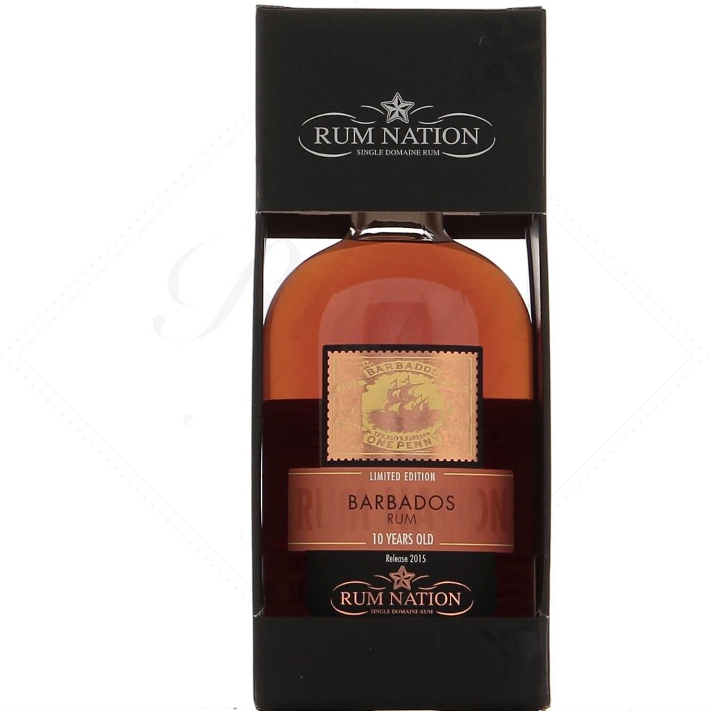 Rum Nation Barbados 10 ans 40° Rhum Attitude