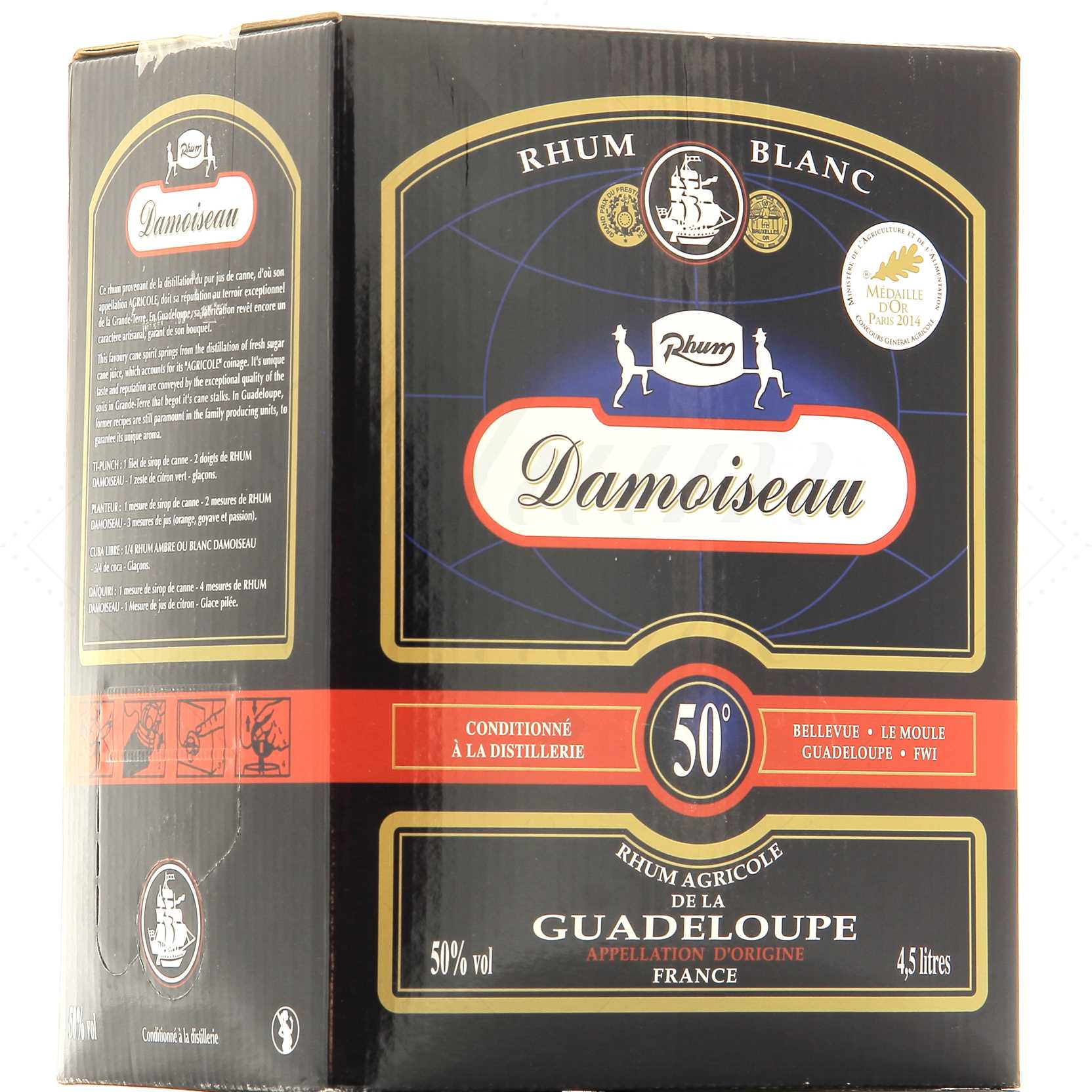 Damoiseau Blanc 50° - Cubi BIB Bag-In-Box 4.5 liters !
