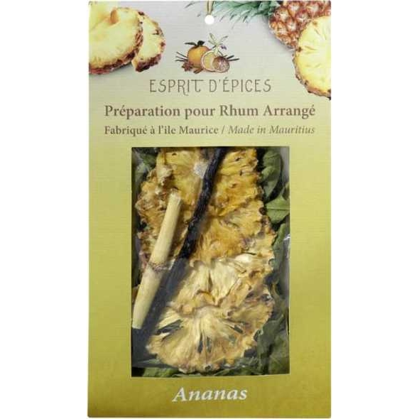 Esprit d'épices – préparation pour rhum arrangé – Ananas - Rhum Attitude