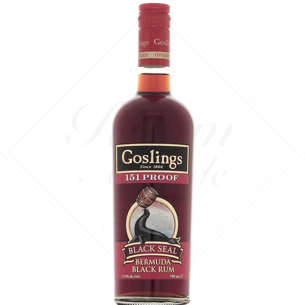Gosling’s Black Seal 151 Proof 75,5° Rhum Attitude