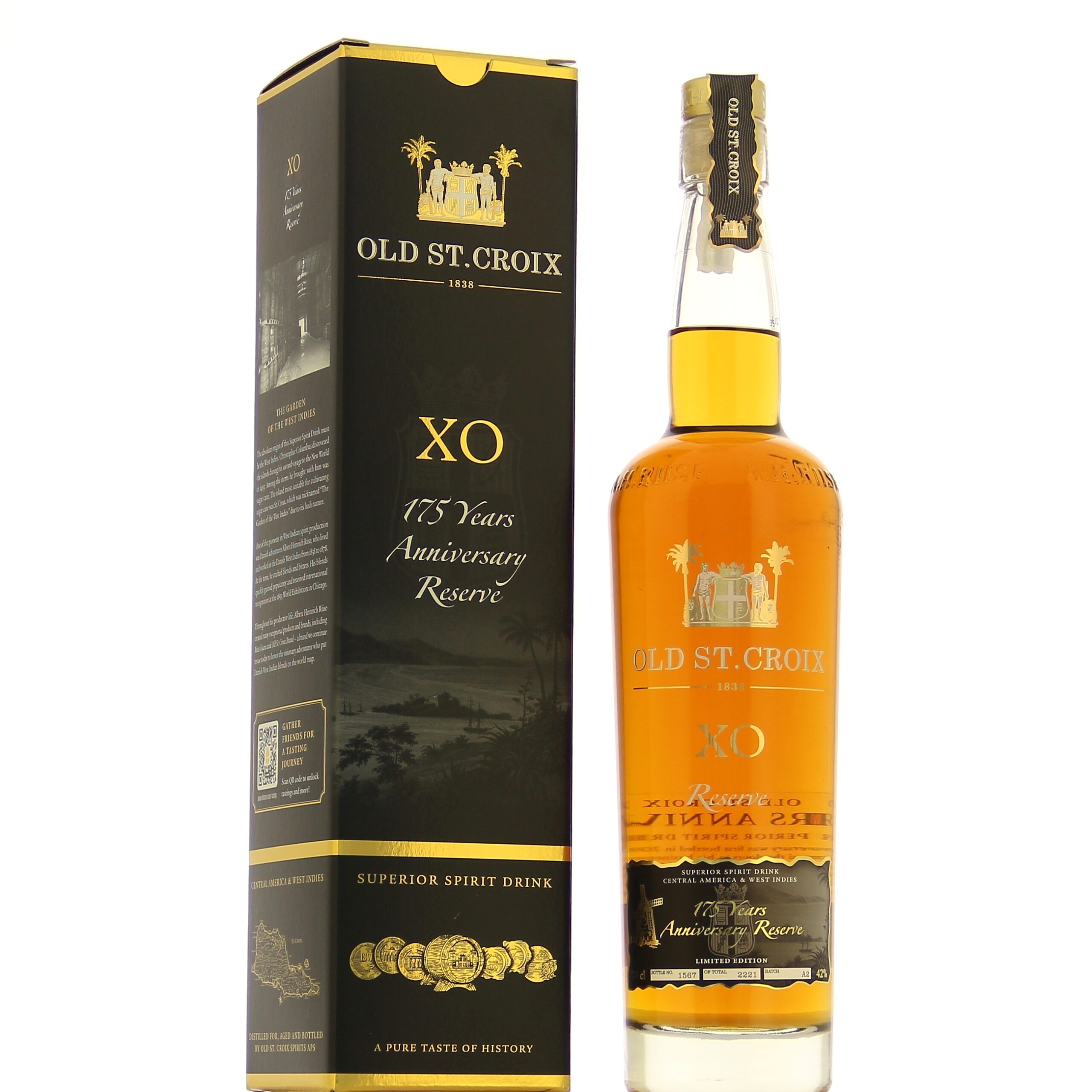 Old Saint Croix (A.H. Riise) XO Reserve 175 Years Anniversary Limited Edition 42°