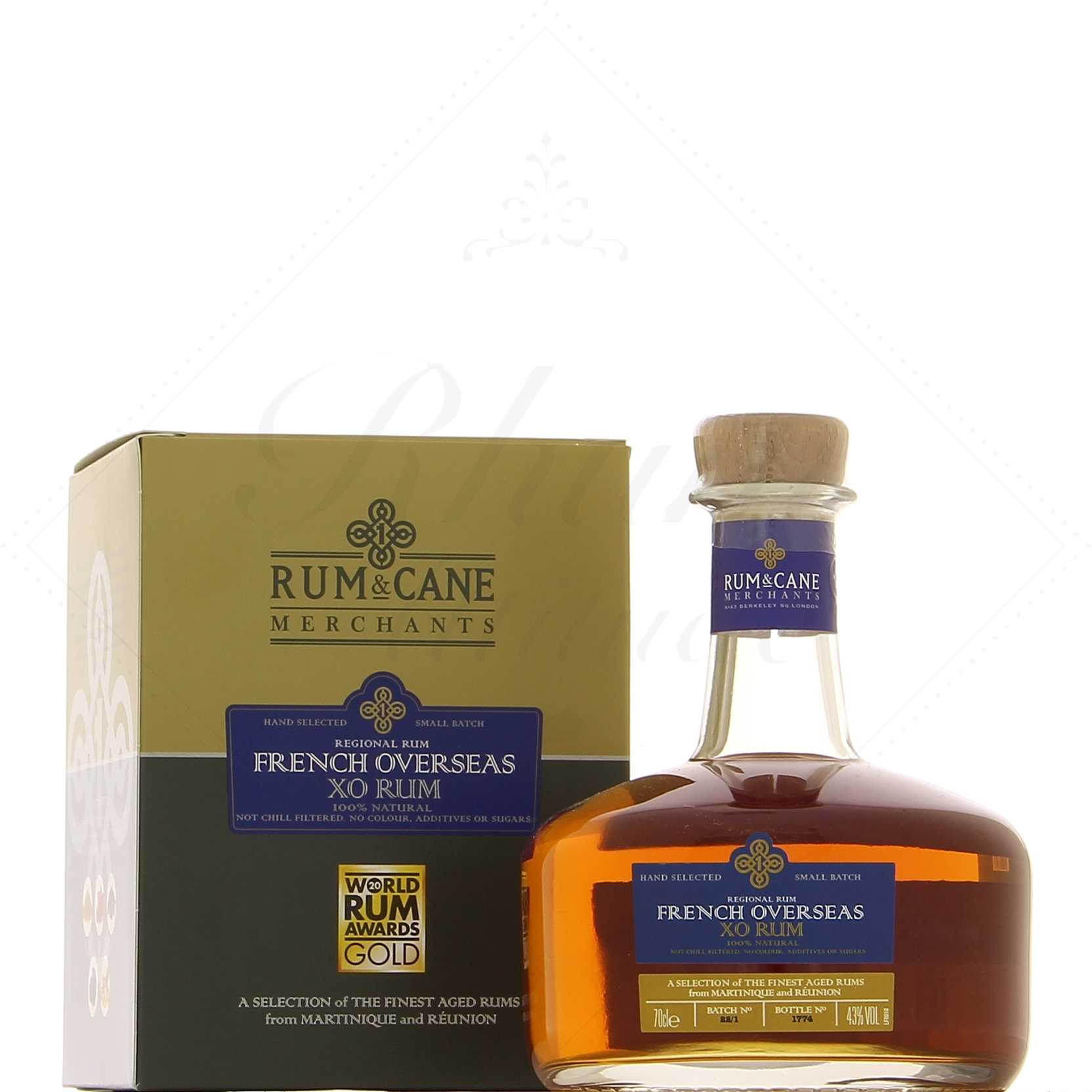 Rum & Attitude Overseas Cane Rhum French 43,5° XO 