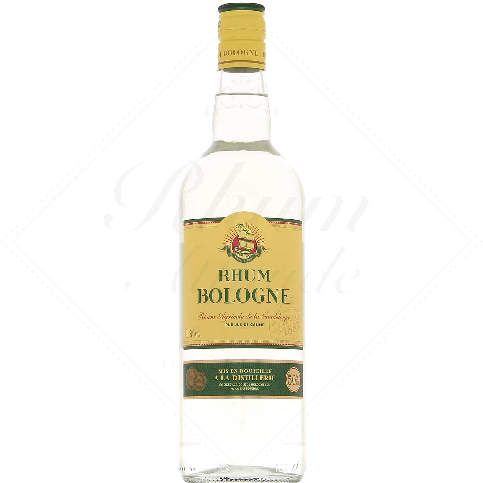 Rhum Blanc Bologne 1L 50° – Panier du Monde