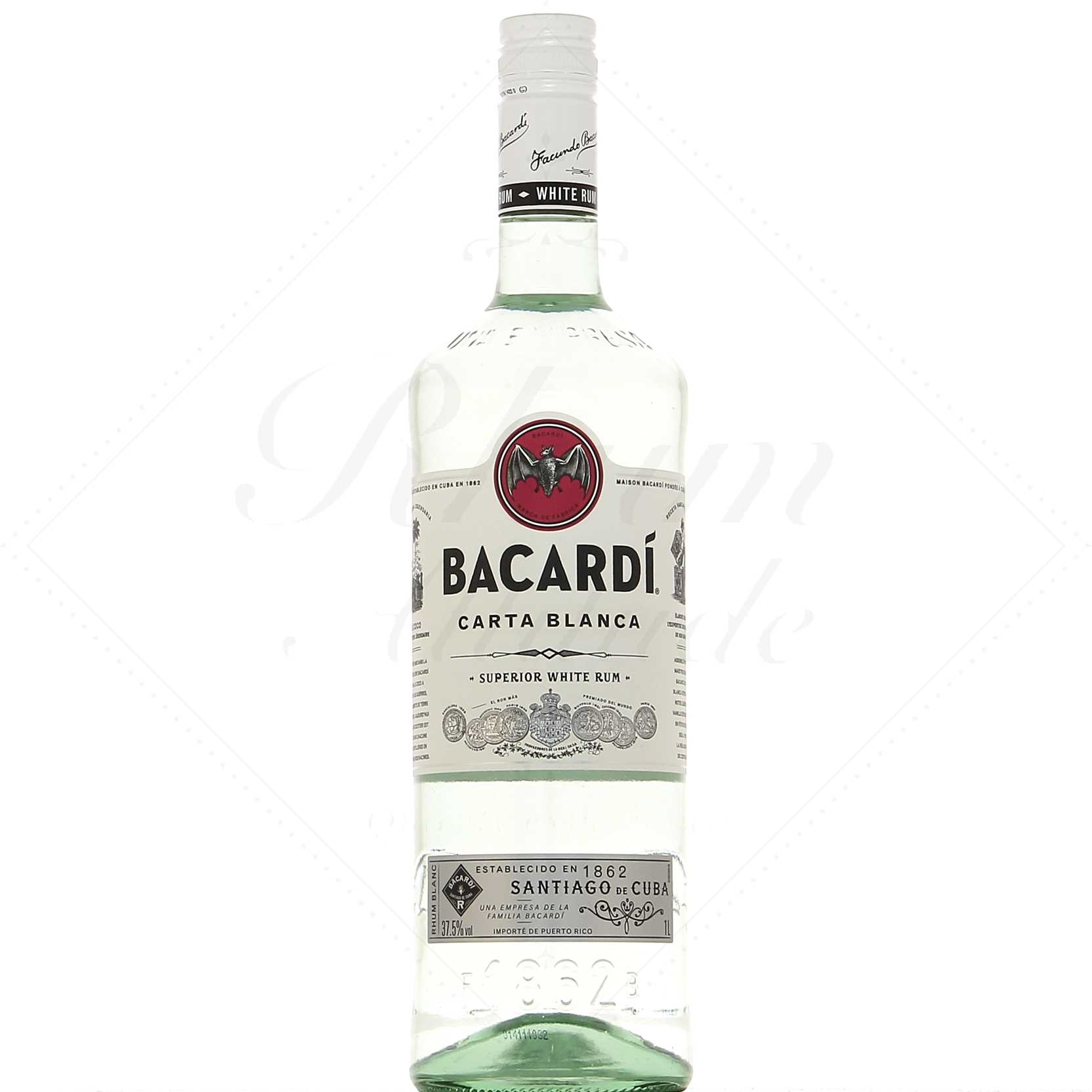 Bacardi Carta Blanca 37,5° - 1 litre ! - Rum Attitude