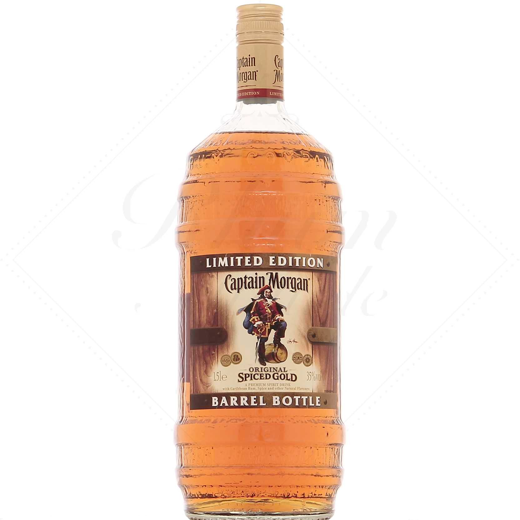 Captain Morgan Spiced Gold Barrel Bottle édition limitée 35° - 1,5 litres !  - Rhum Attitude