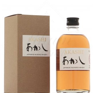 Vit ek AKASHI Meïsei japansk blandad whisky 40% vol. 0,5l i  presentförpackning