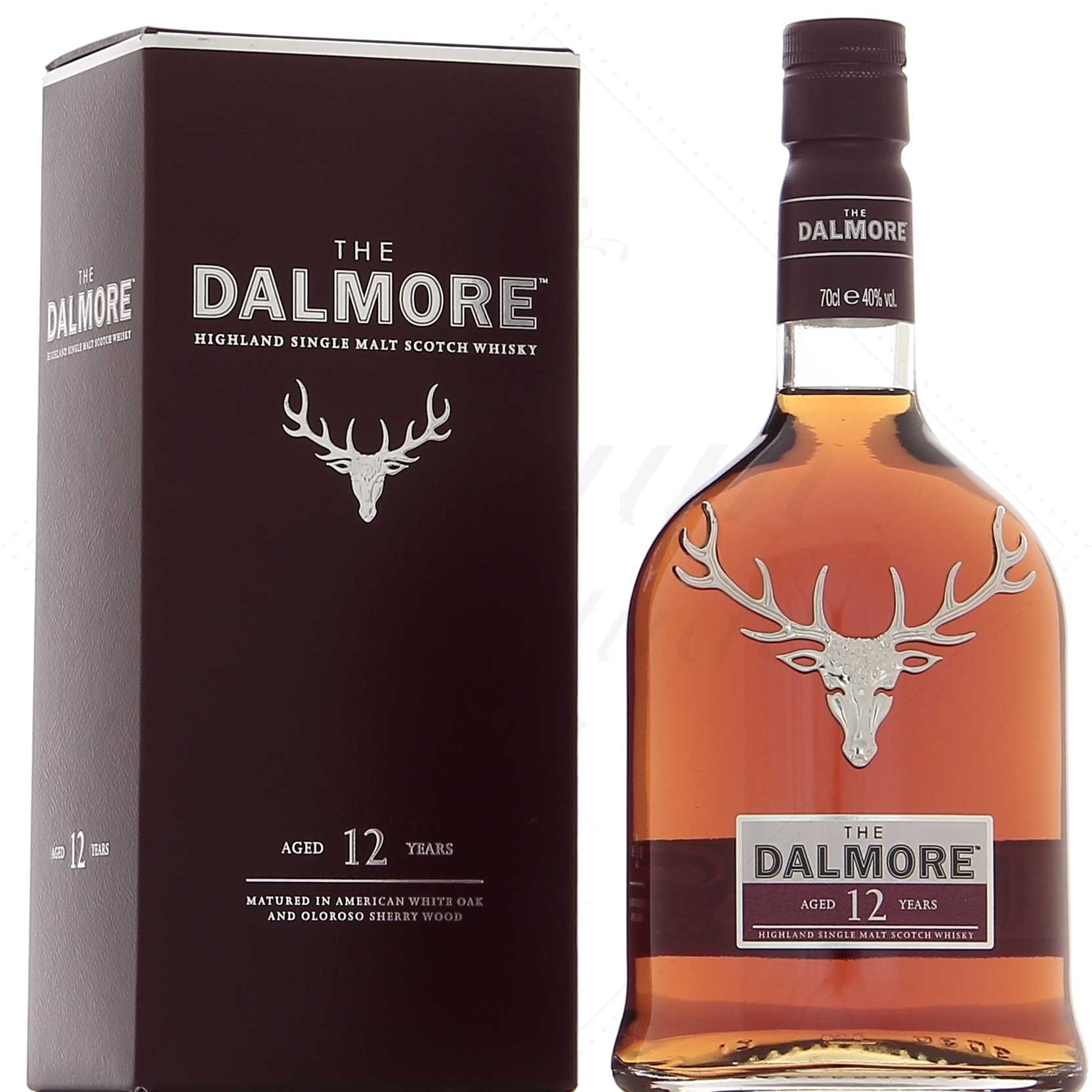 Assortiment whisky Dalmore 12 ans 40% et 2 verres de dégustation - Dalmore