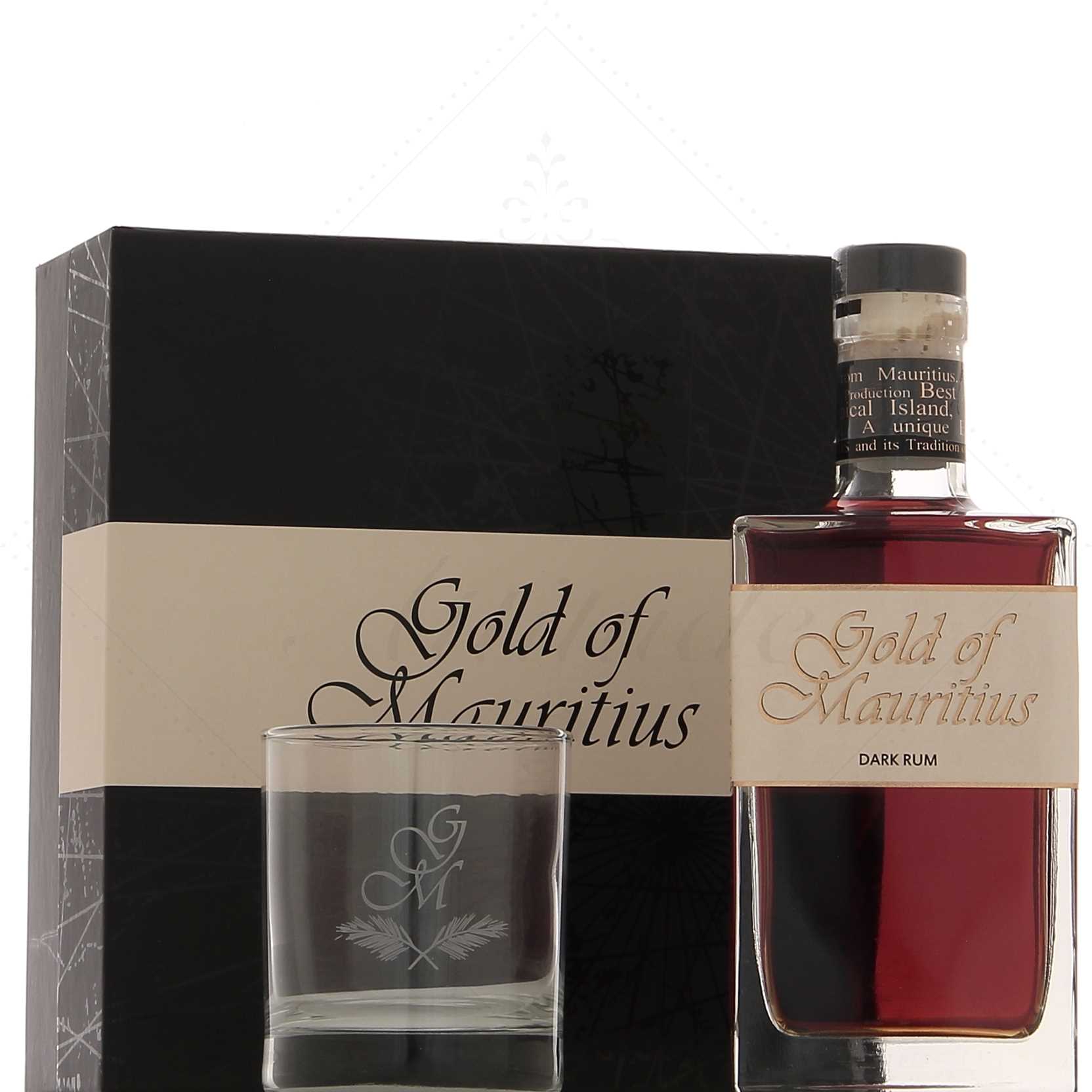 Gold of Mauritius Dark Rum 40° en mignonnette de 5 cl - Rhum Attitude