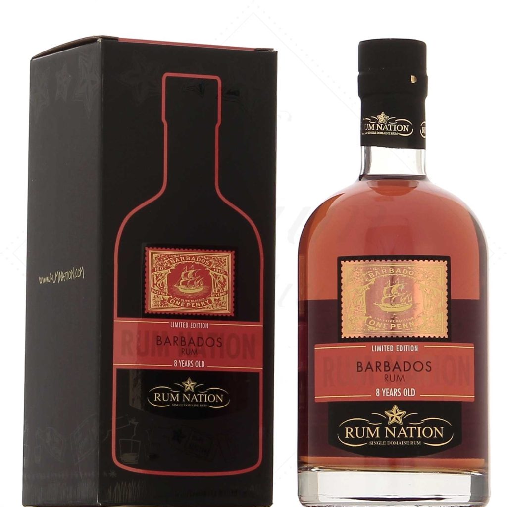 Rum Nation 8 ans Barbados 40° Rhum Attitude