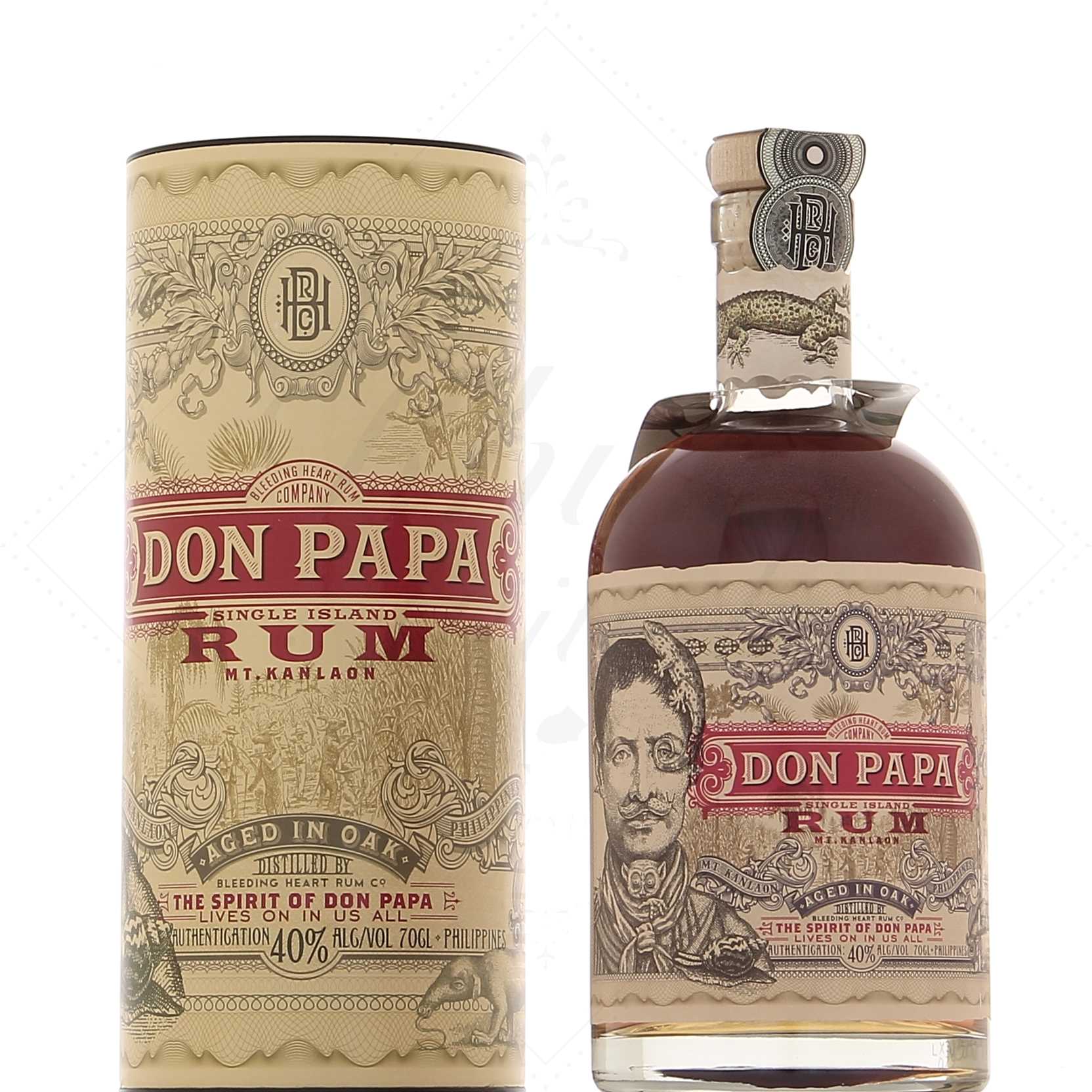 Don Papa Rum 7 years with 40° case