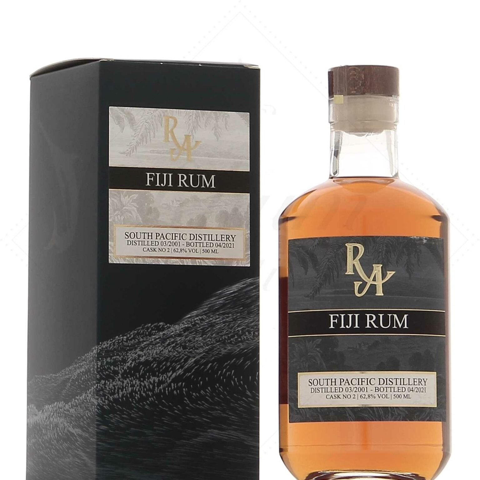 Rum Artesanal Fiji South Pacific 2001 62,8° Rhum Attitude