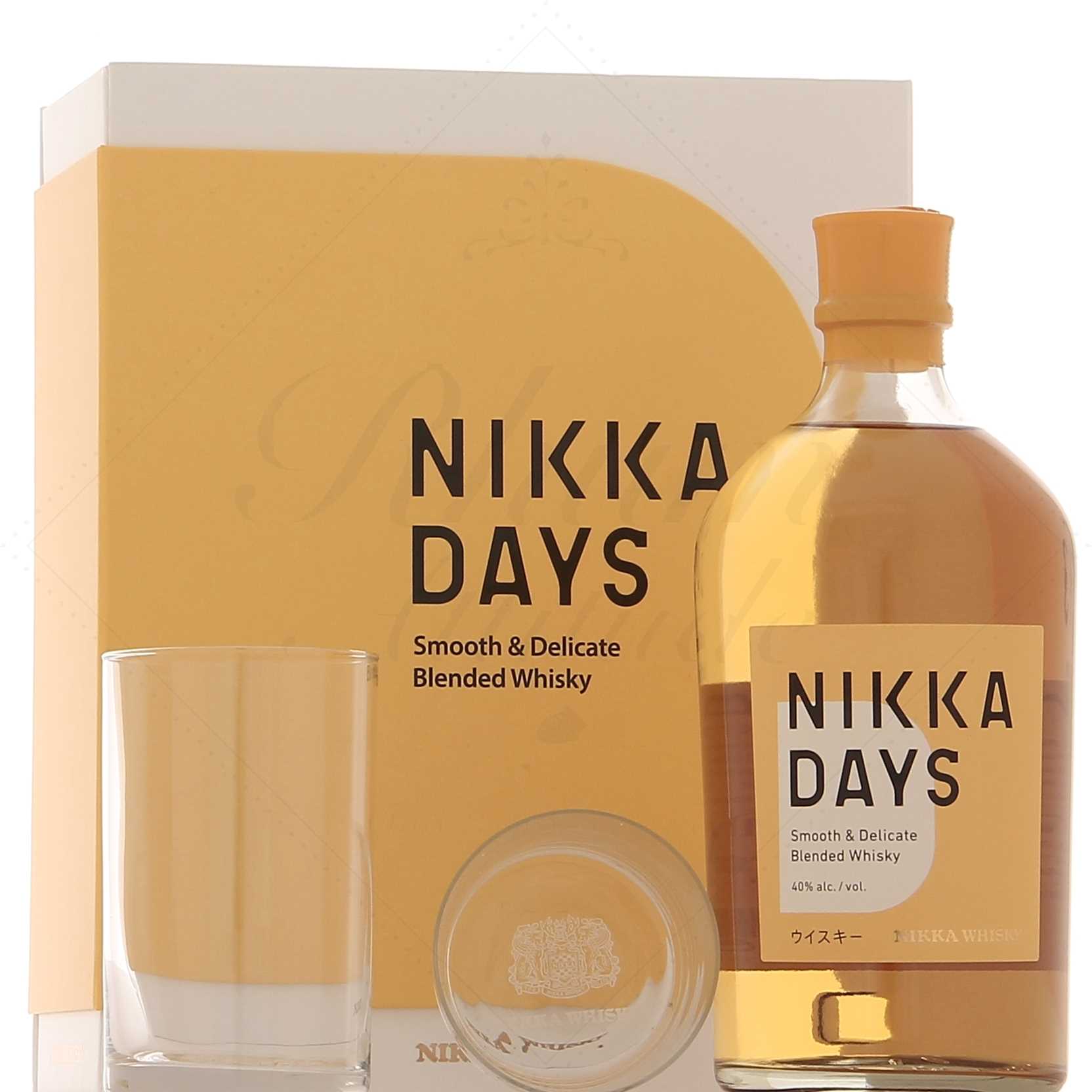 Coffret whisky Nikka Days avec 2 verres