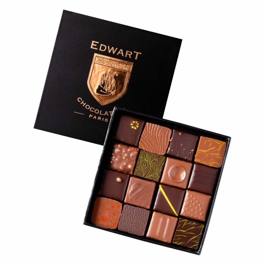 Coffret découverte - 16 chocolats Edwart - Rhum Attitude