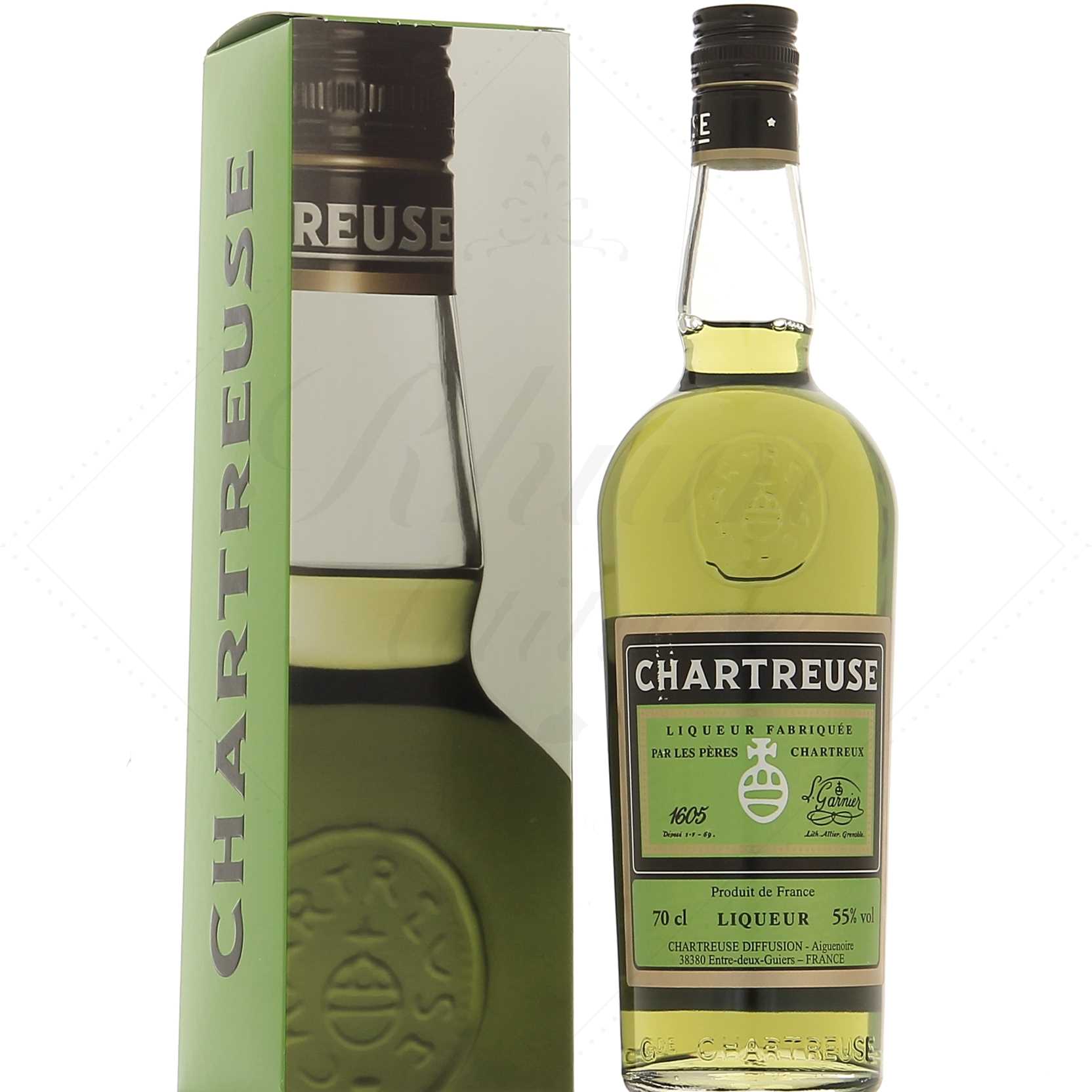 Chartreuse Verte - Père Chartreux 55° - Saumane Arts & Vin