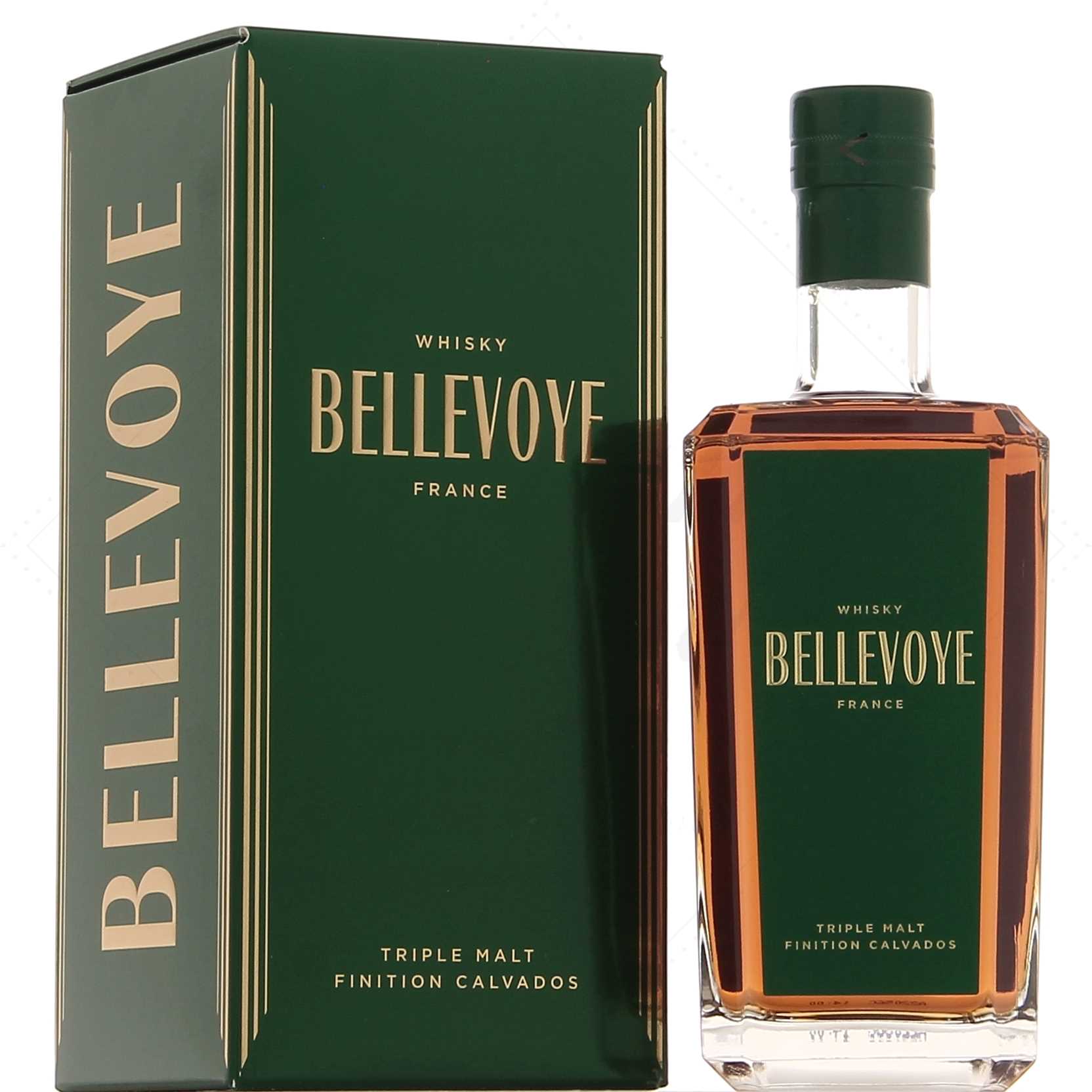 Bellevoye Vert Whisky de France Triple Malt Finition Calvados 43° - Rhum  Attitude