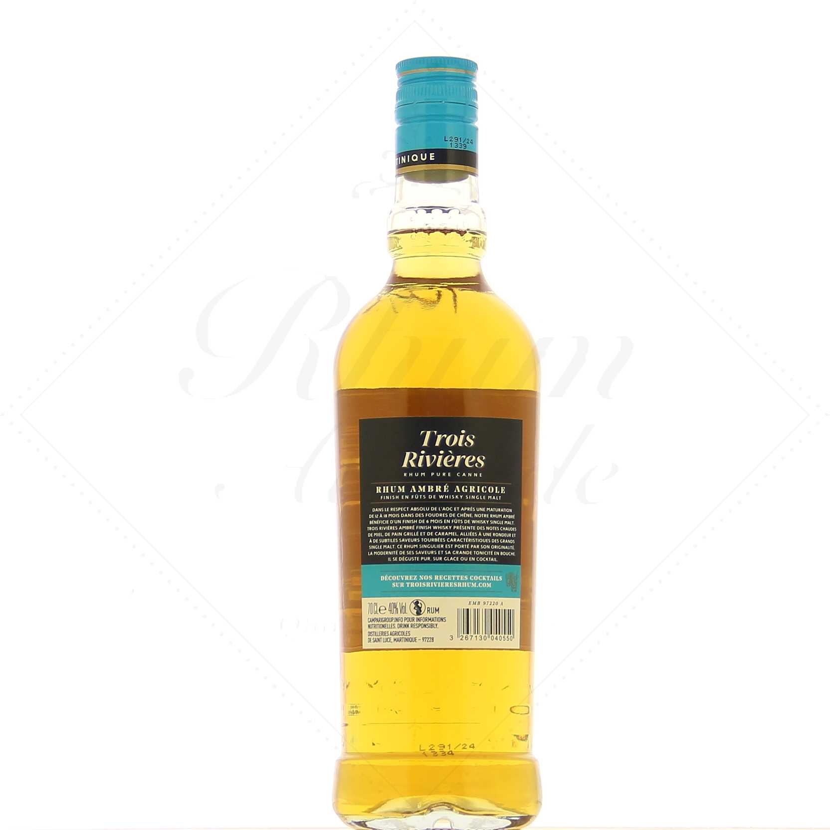 Trois Rivières Ambré Finish Whisky 40° – Image 2
