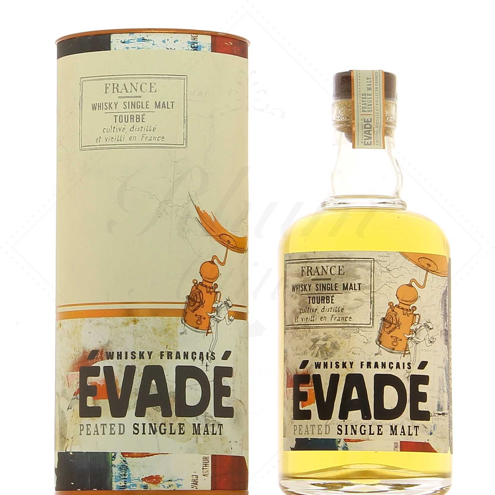 Evade France Single Malt Peated Whisky – Qantima Group