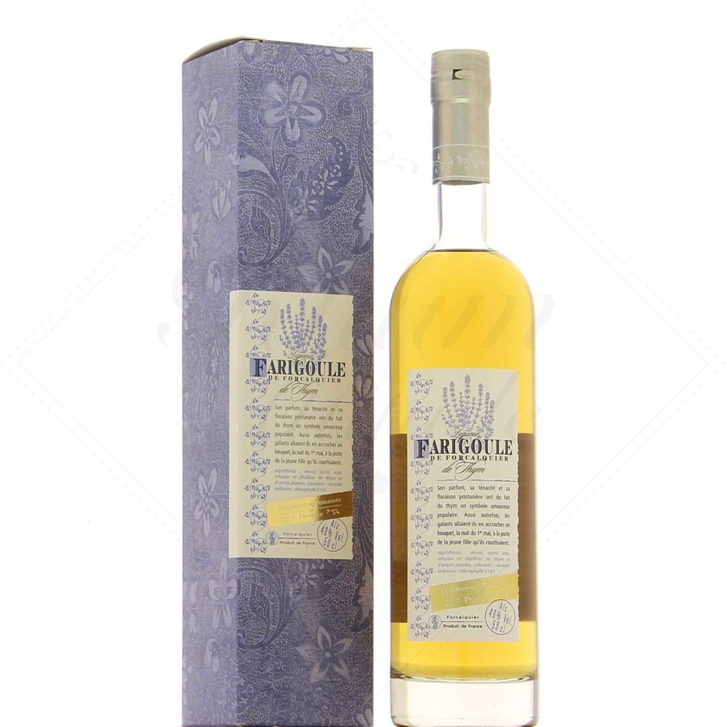 Farigoule de Forcalquier Provence thyme liqueur 40° Rhum Attitude