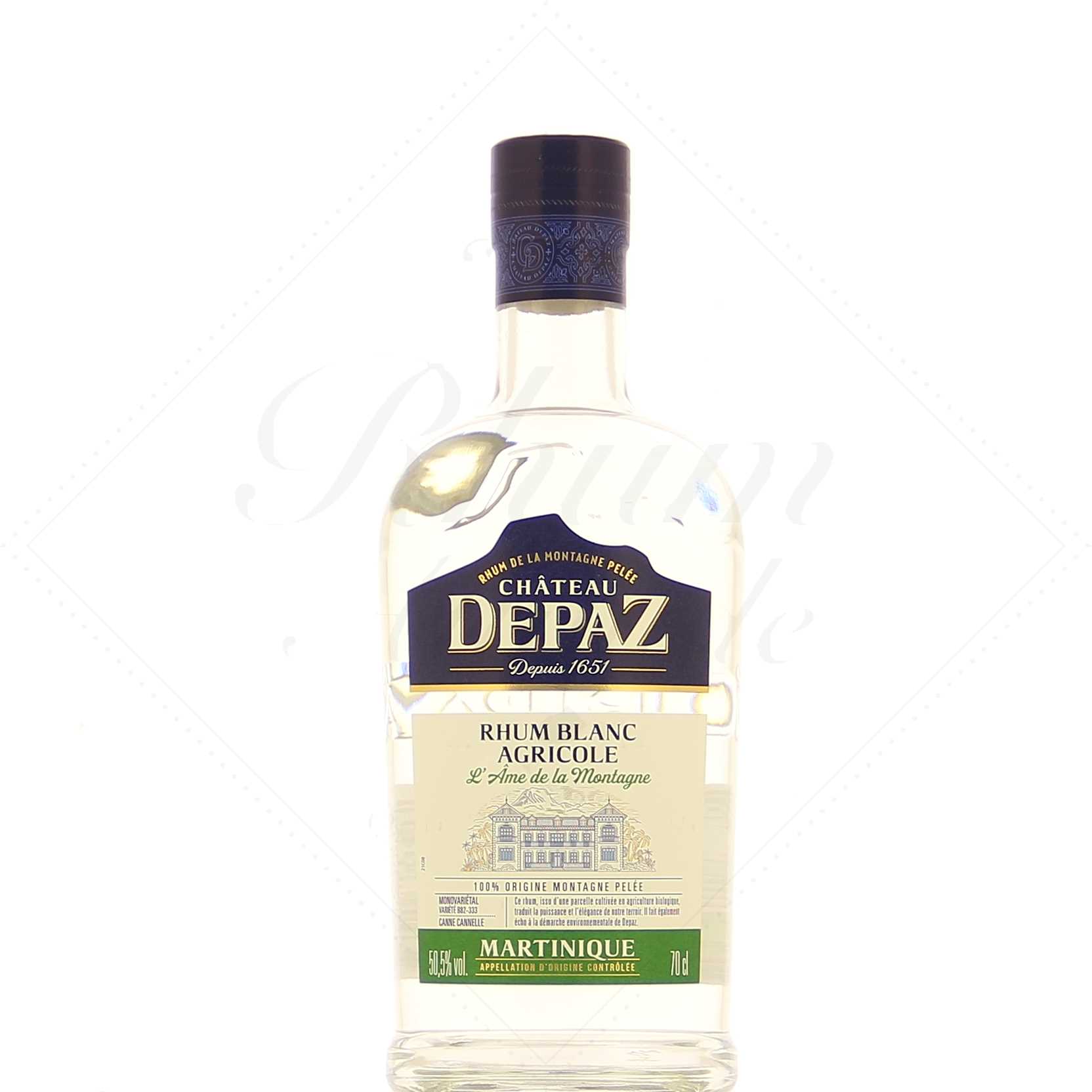 Depaz L'Âme de la Montagne Rhum blanc parcellaire 50,5°