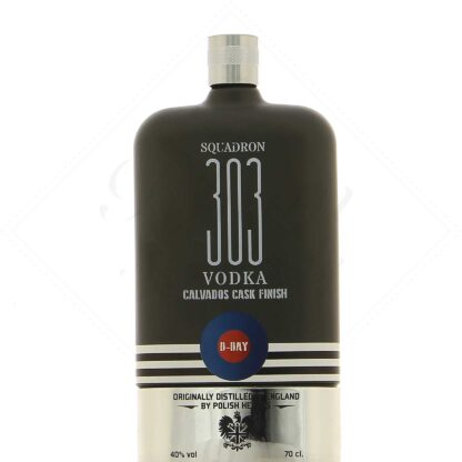 Squadron 303 Vodka D-Day Calvados cask finish Flask 40°
