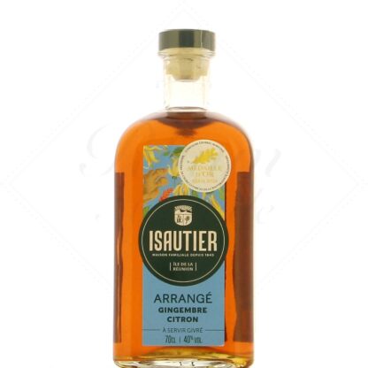 Isautier Rhum Arrangé Gingembre Citron 40° 70cl