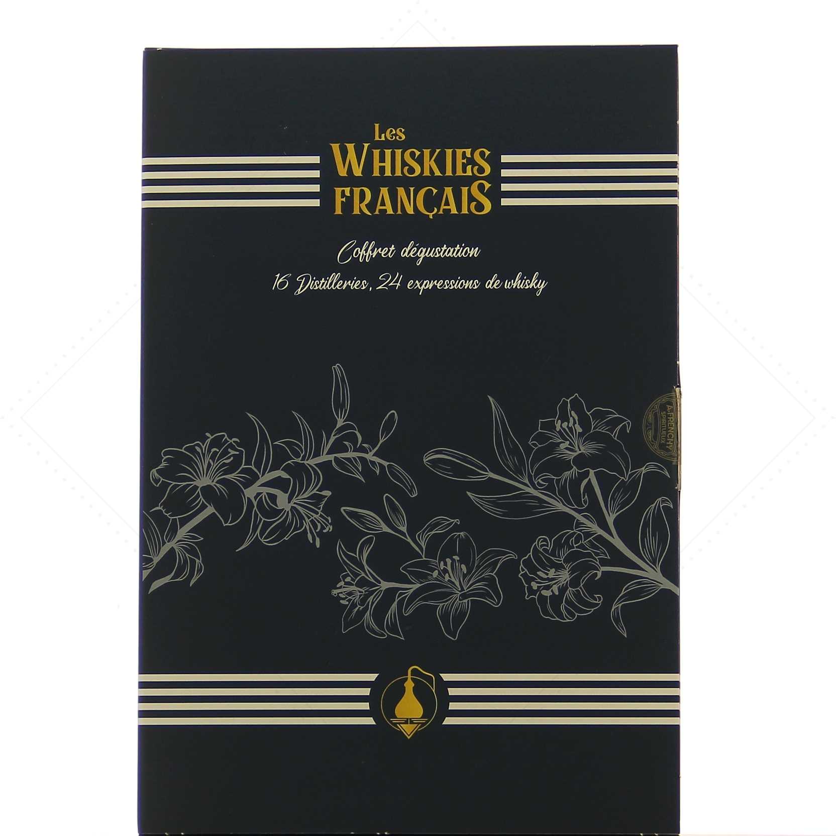 Calendrier de l'avent des whiskies français A-Frenchy 24x2cl