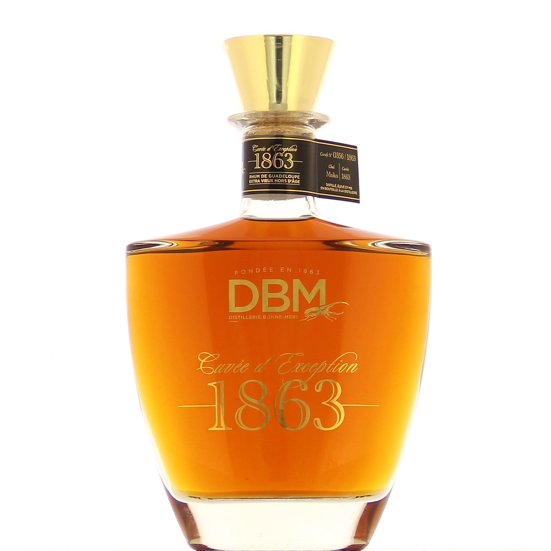 DBM Distillerie Bonne Mère Extra Vieux Carafe Cuvée 1863 43° – Image 4