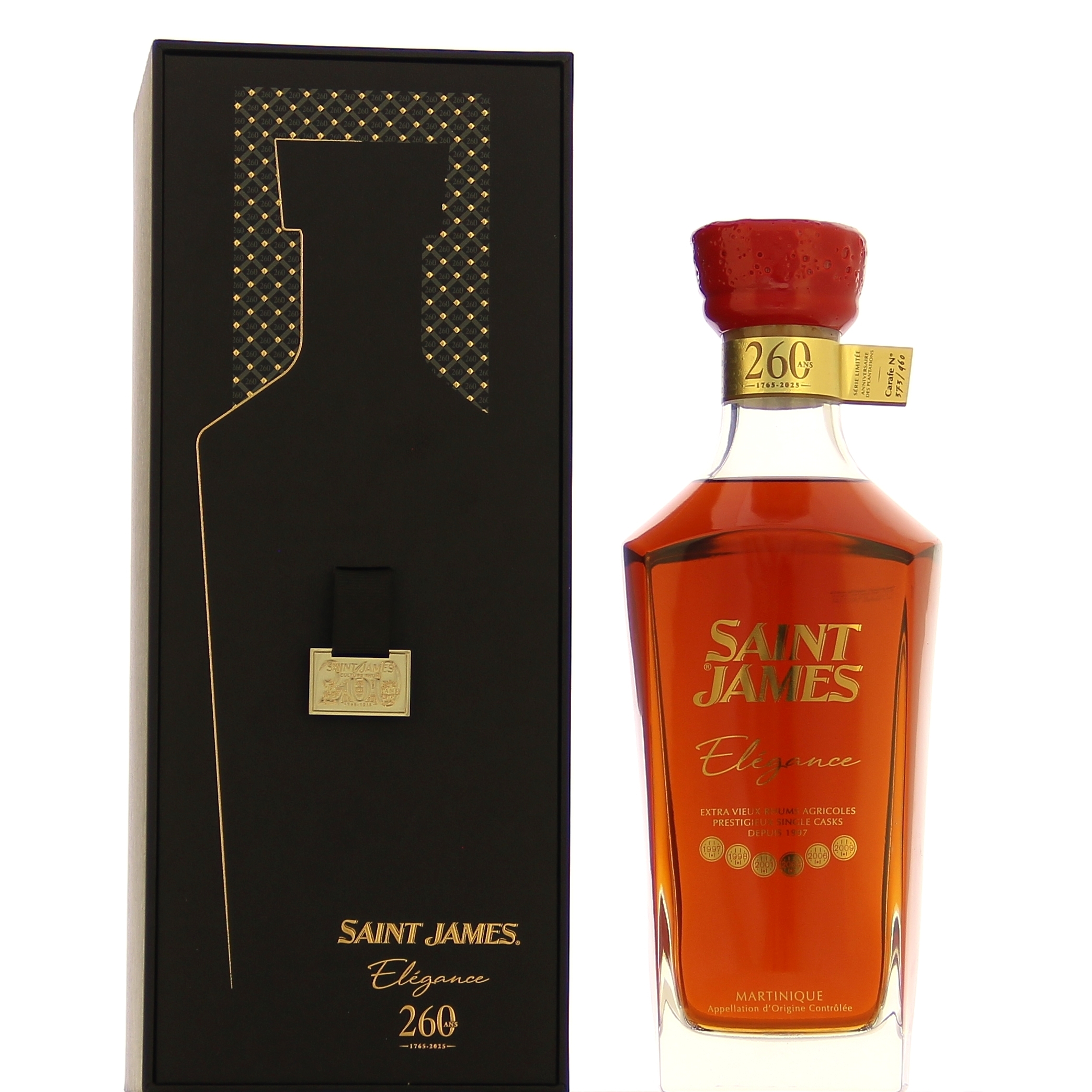 Saint James Élégance Cuvée Anniversaire 260 ans 43,5° – Image 2