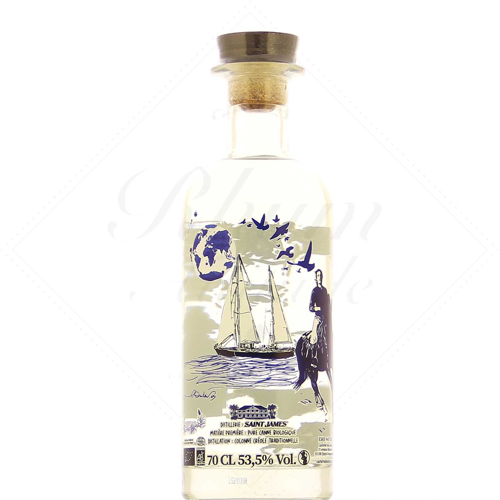 Carnival Cuvée Marie Rhum Blanc Agricole Bio Marie Tabarly x Saint James 53,6° – Image 2