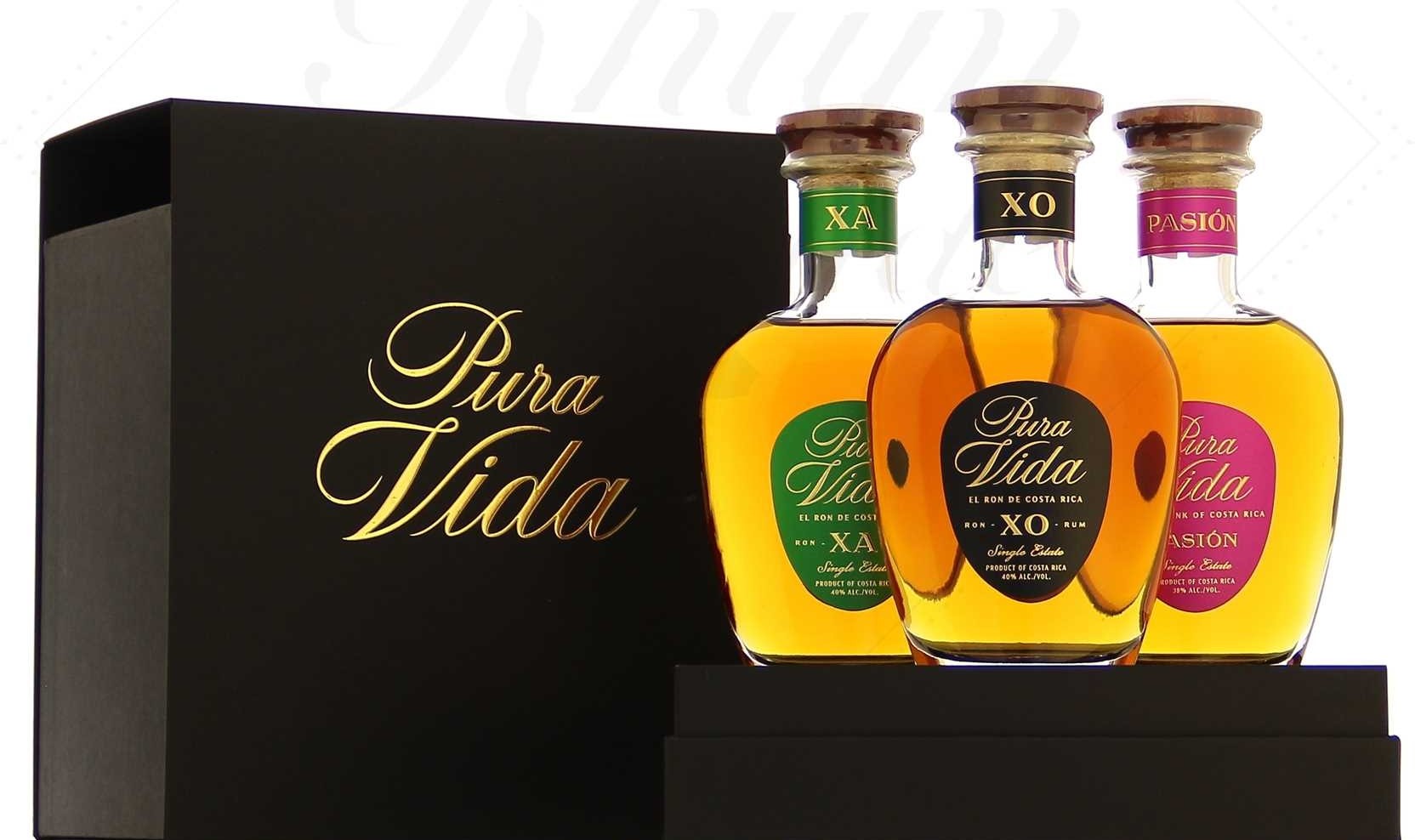 Pura Vida Coffret découverte 3x20cl XO - XA - Pasion 39,3°