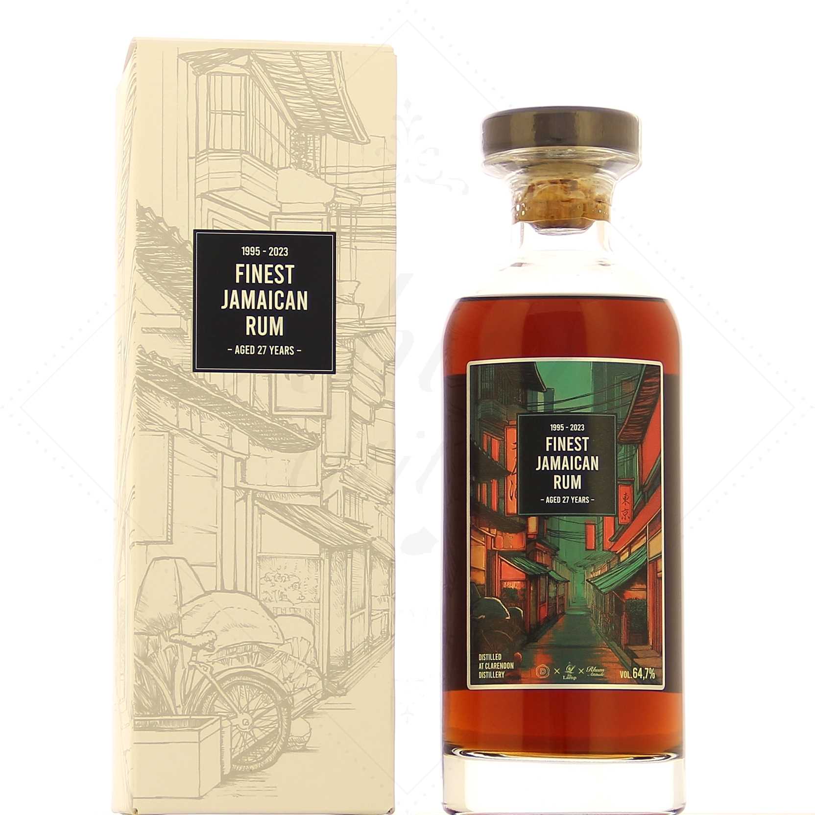 Clarendon Distilia x Rhum Attitude x Le Bar Lamp - 27 ans 1995-2023 64,7°