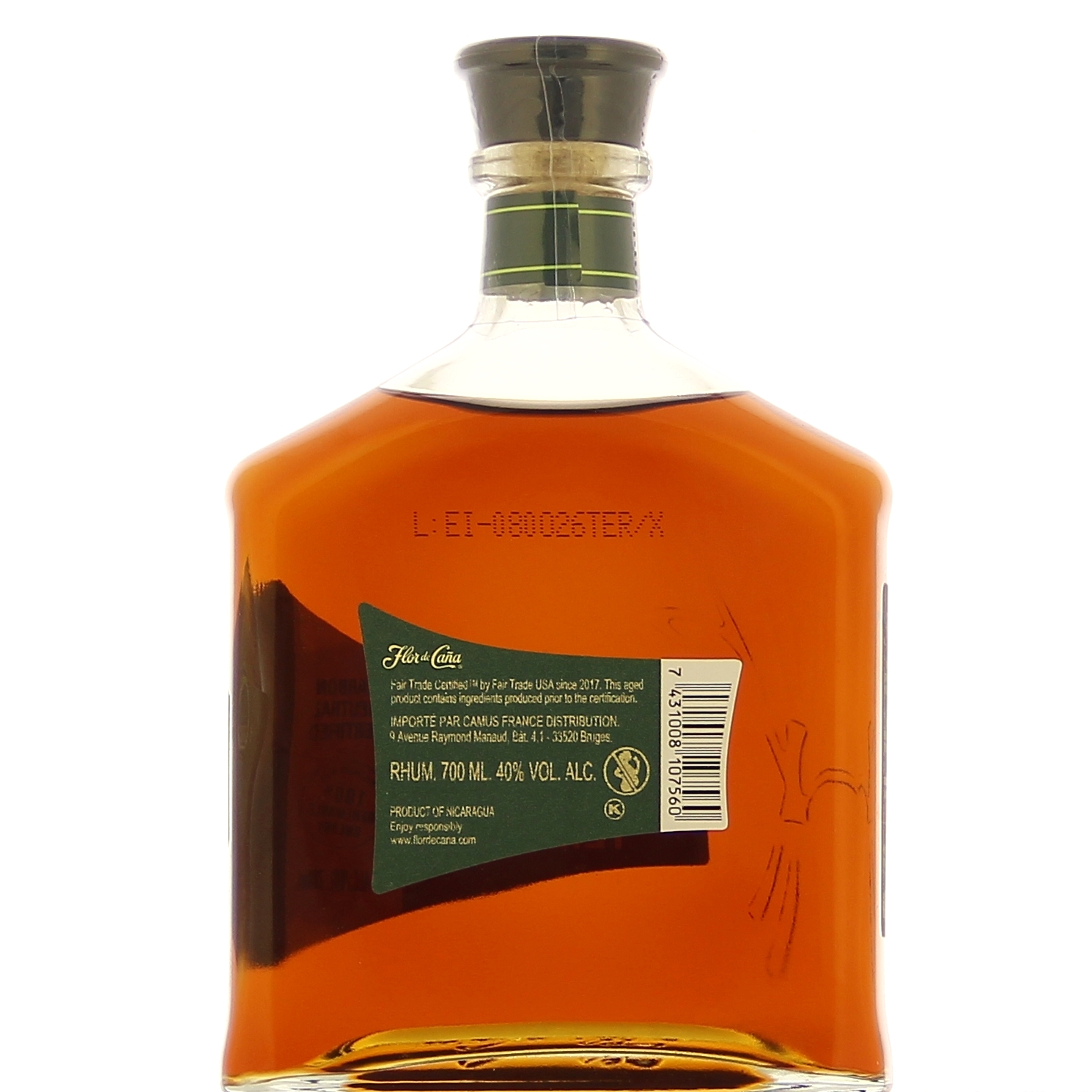 Flor de Cana Terra 15 ans 40° – Image 2