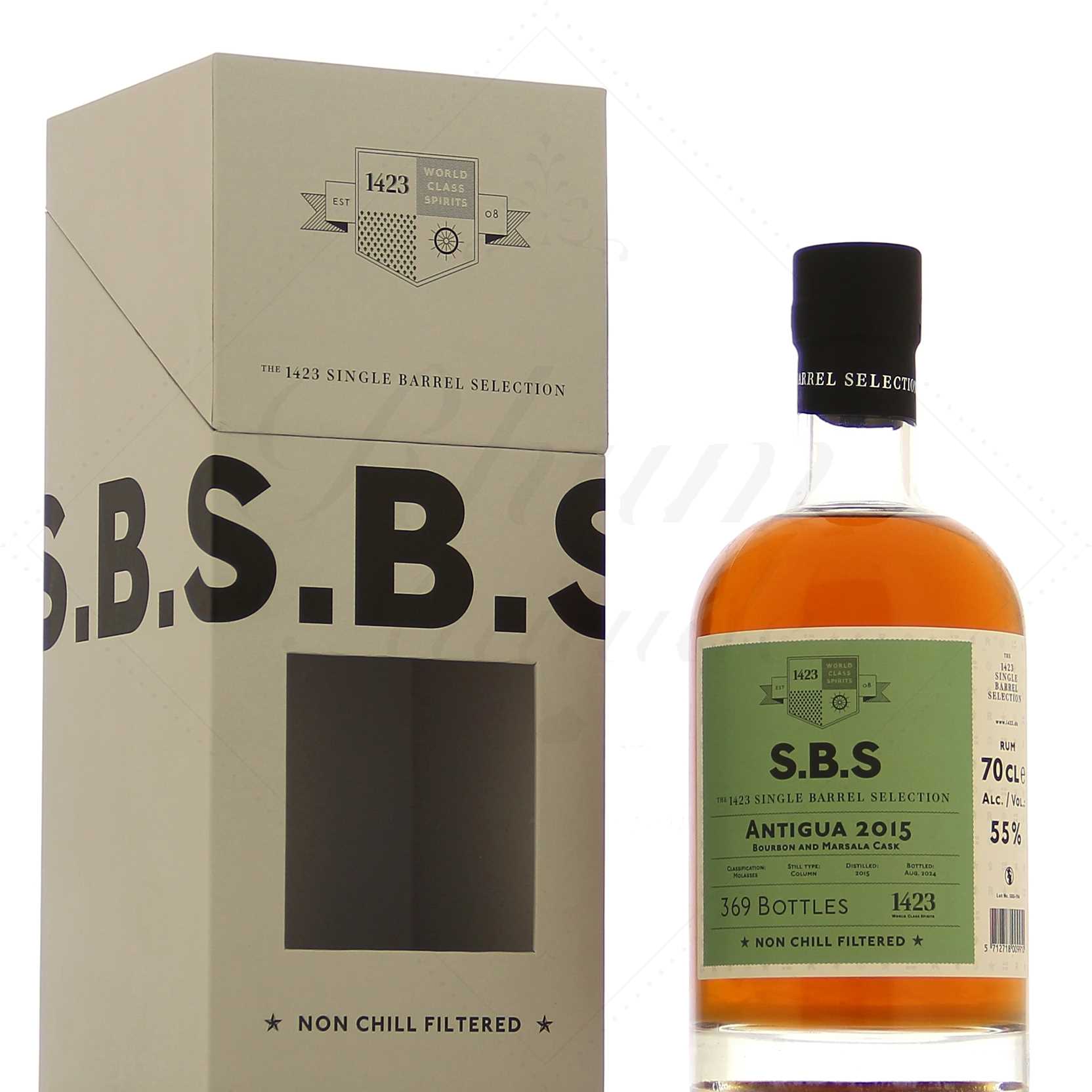 SBS Antigua 2015 9 ans Bourbon & Marsala Cask 55°