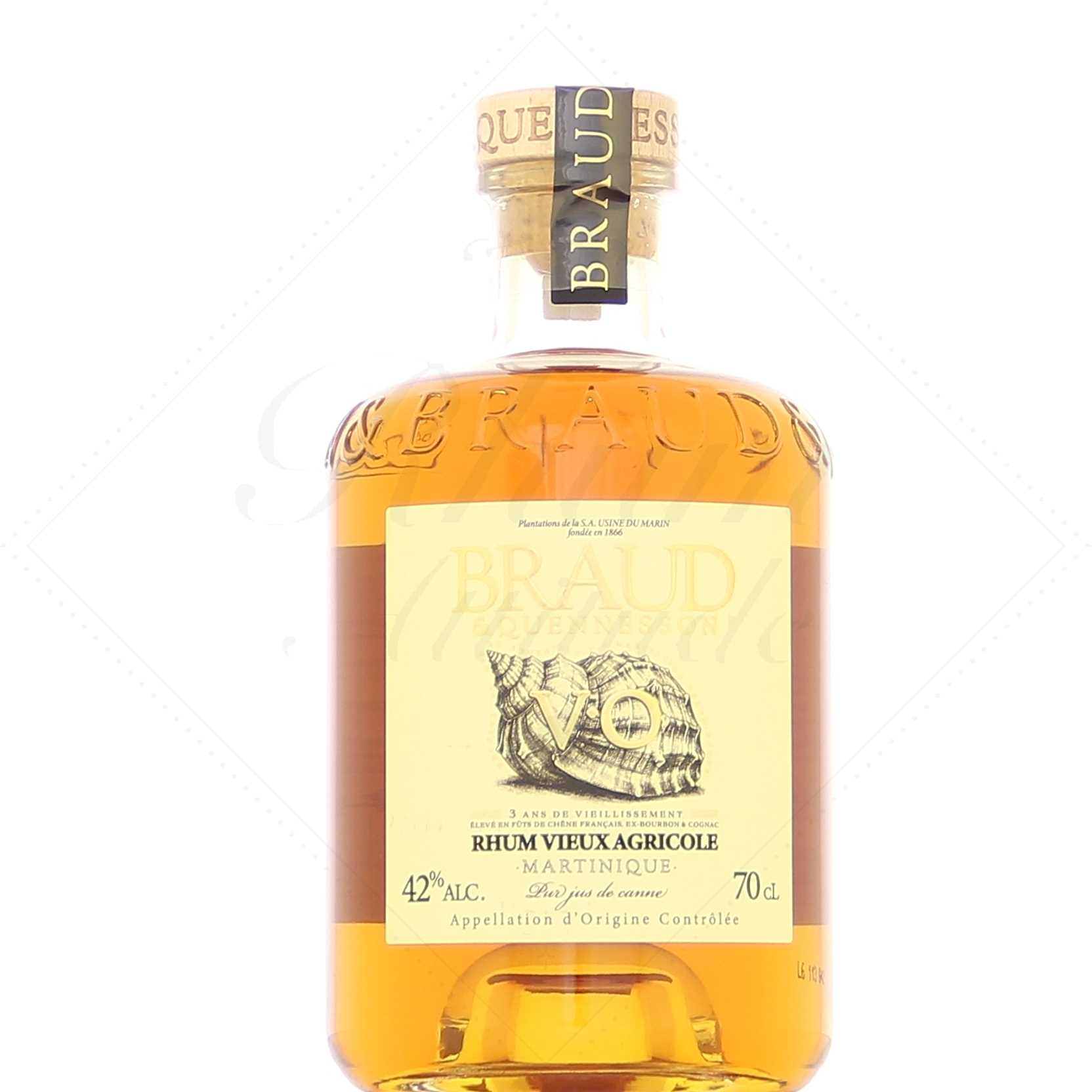 Braud & Quennesson Rhum Vieux VO 42°