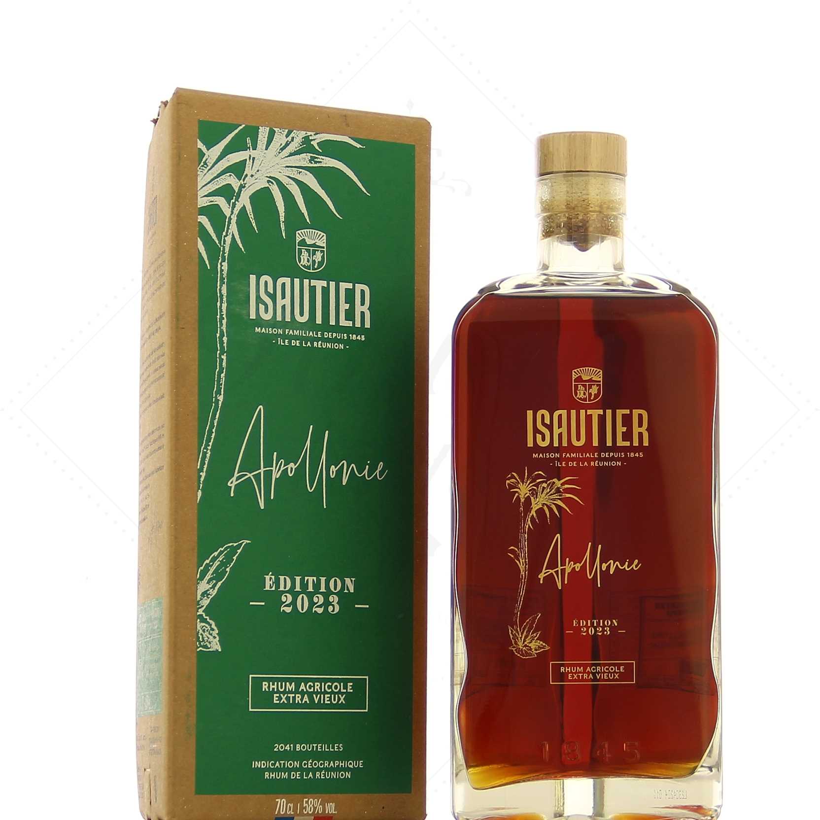 Isautier Apollonie Extra Old Agricultural Rum 2023 Edition 58°