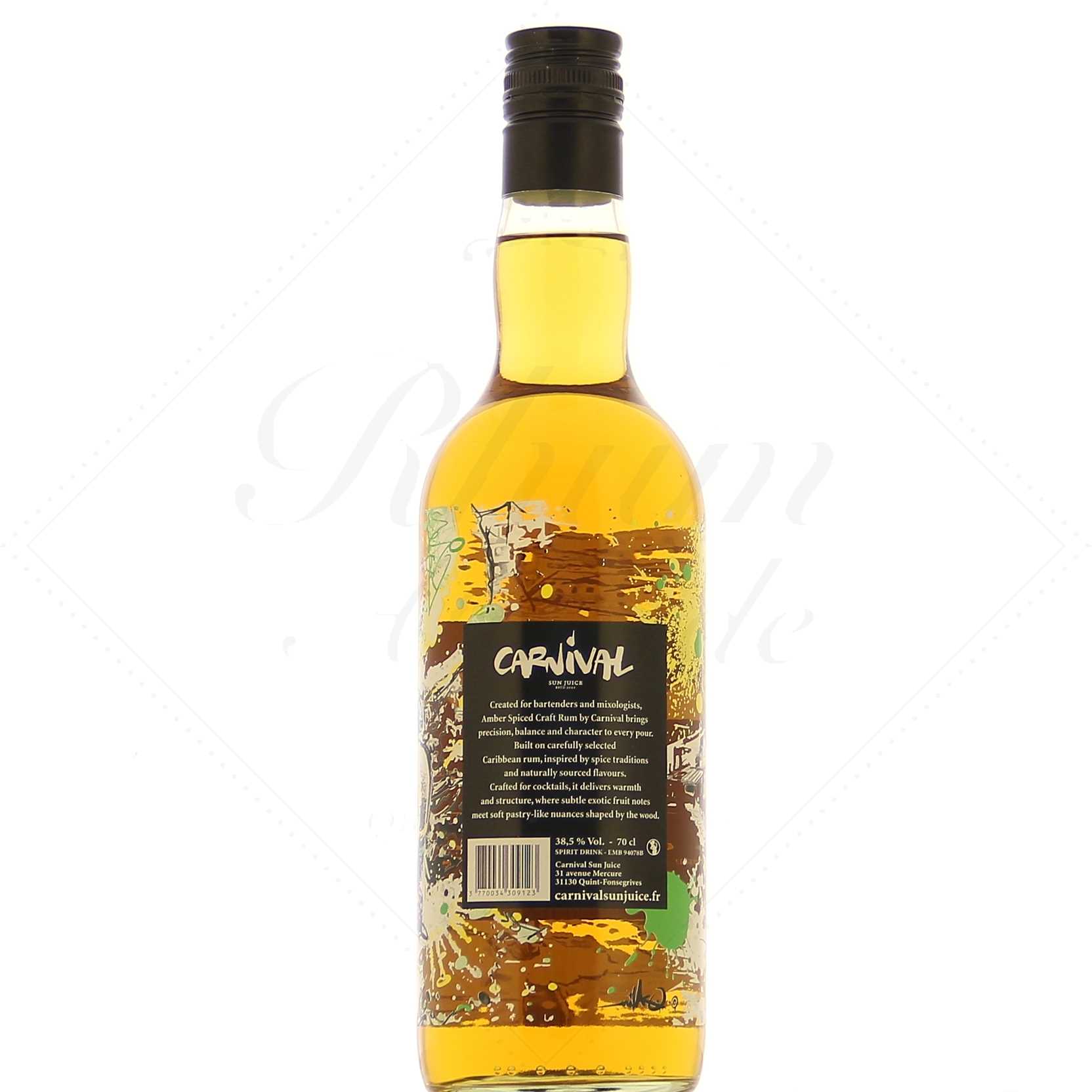 Carnival Amber Spiced Craft Rum 38,5° – Image 2