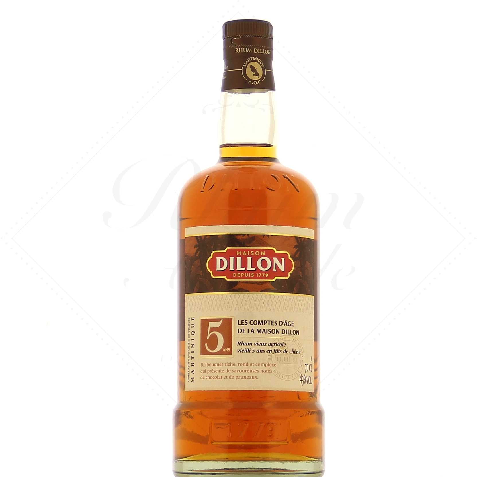 Dillon Rhum Vieux 5 ans 43°
