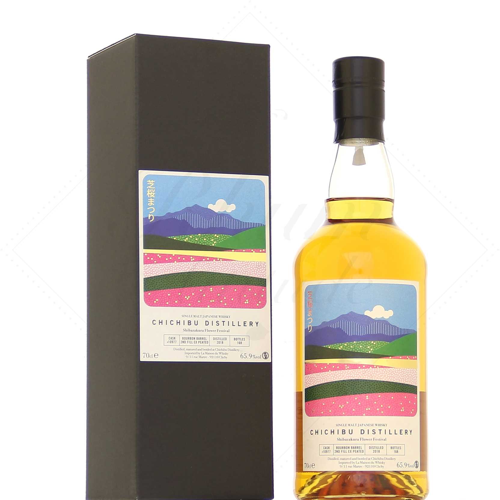 Chichibu 7 ans fût #10977 Bourbon 2nd remplissage ex-tourbé 65,9°