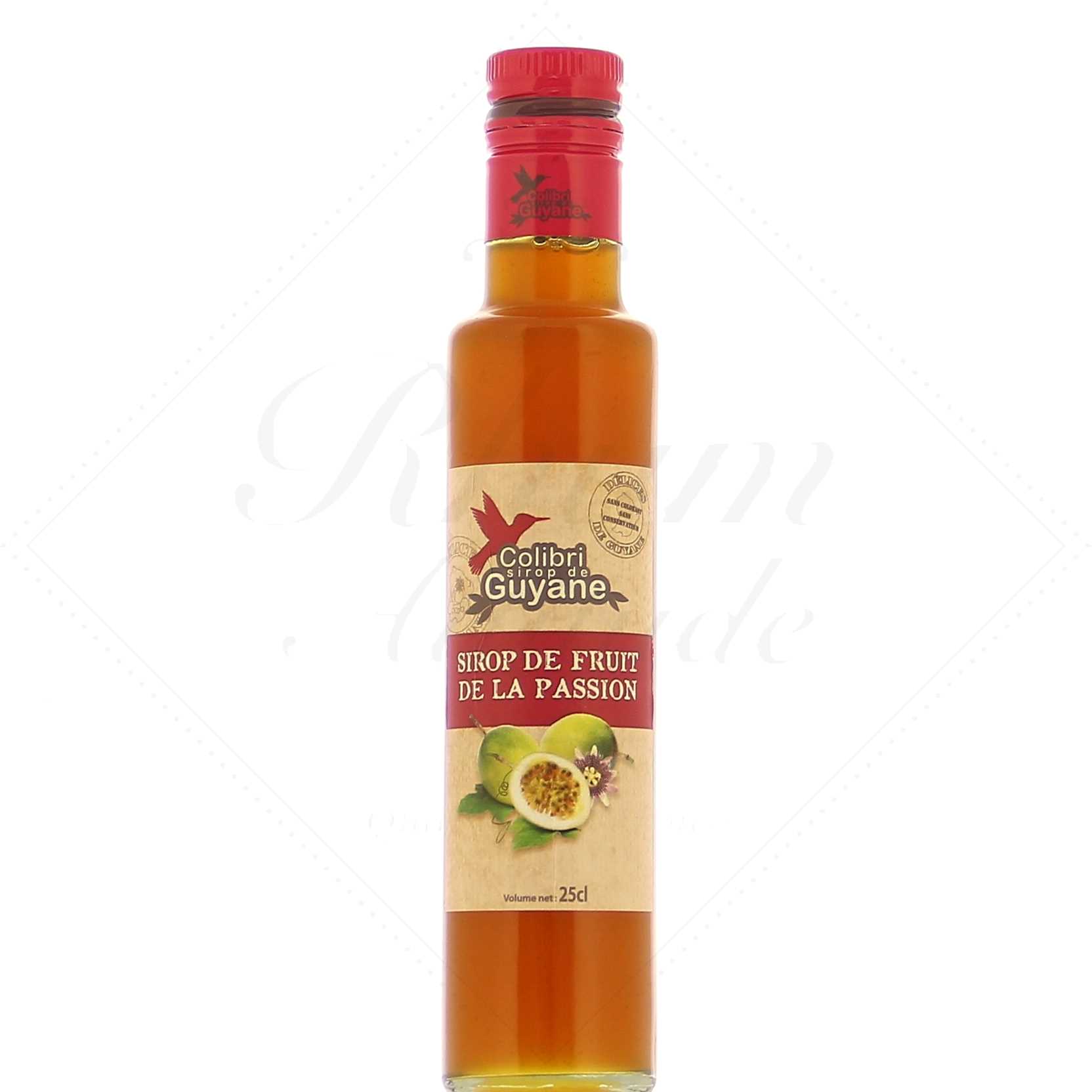 Délices de Guyane Sirop Passion 25 cl
