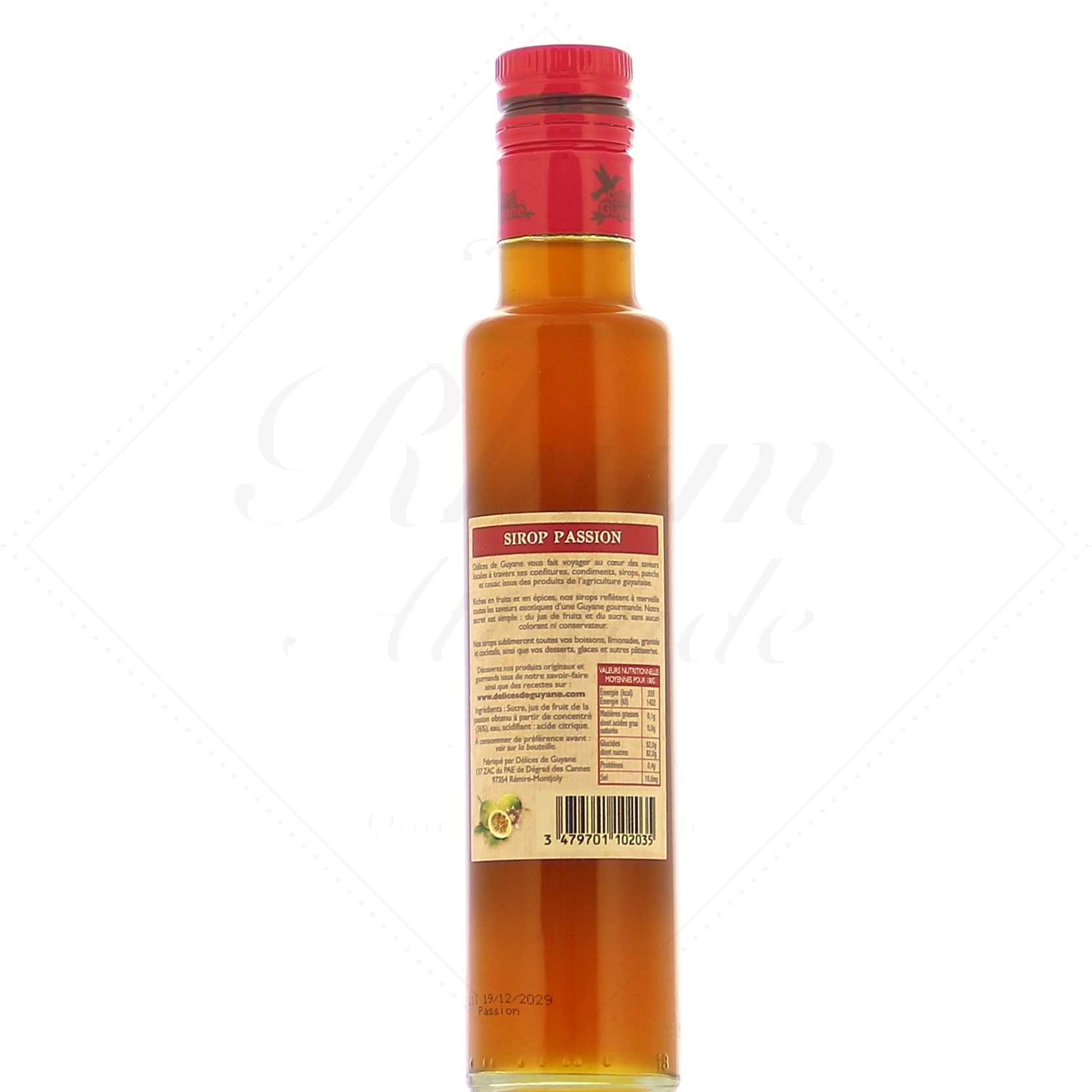 Délices de Guyane Sirop Passion 25 cl – Image 2