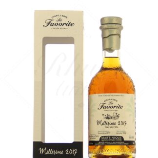 La Favorite Millesime 2017 8 ans Brut de fûts 46,7°