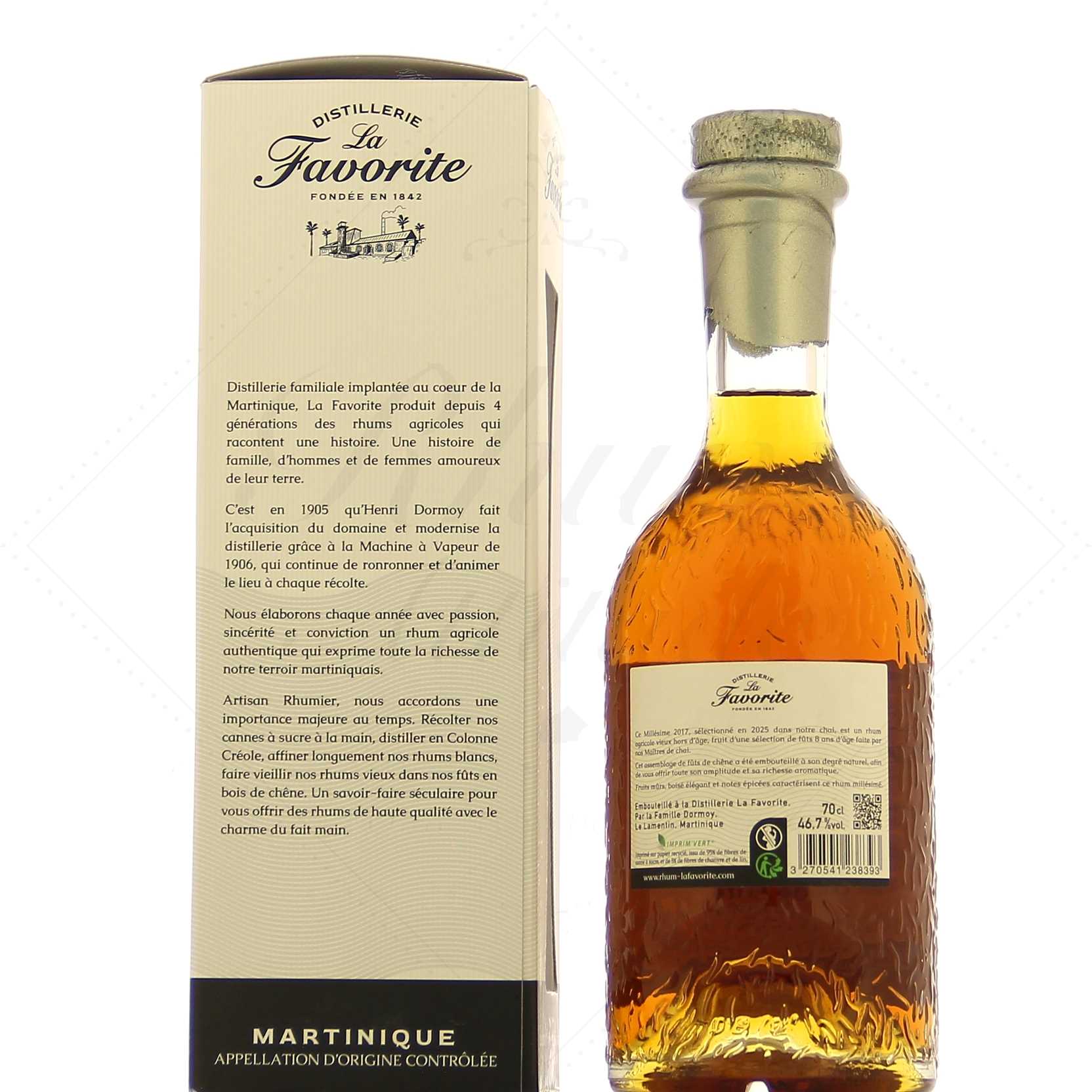 La Favorite Millesime 2017 8 ans Brut de fûts 46,7° – Image 2