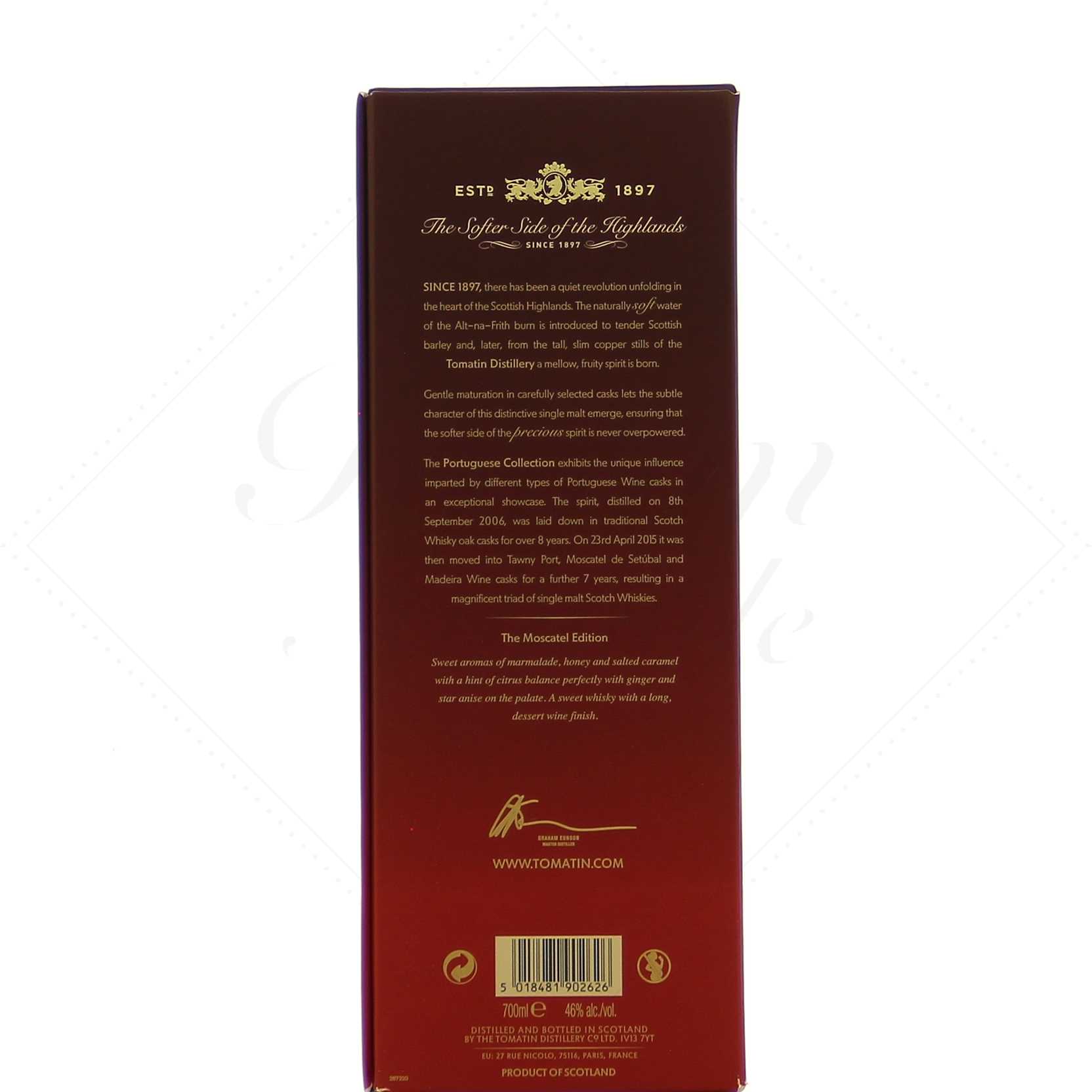 Tomatin 15 ans Moscatel Finish 46° – Image 2