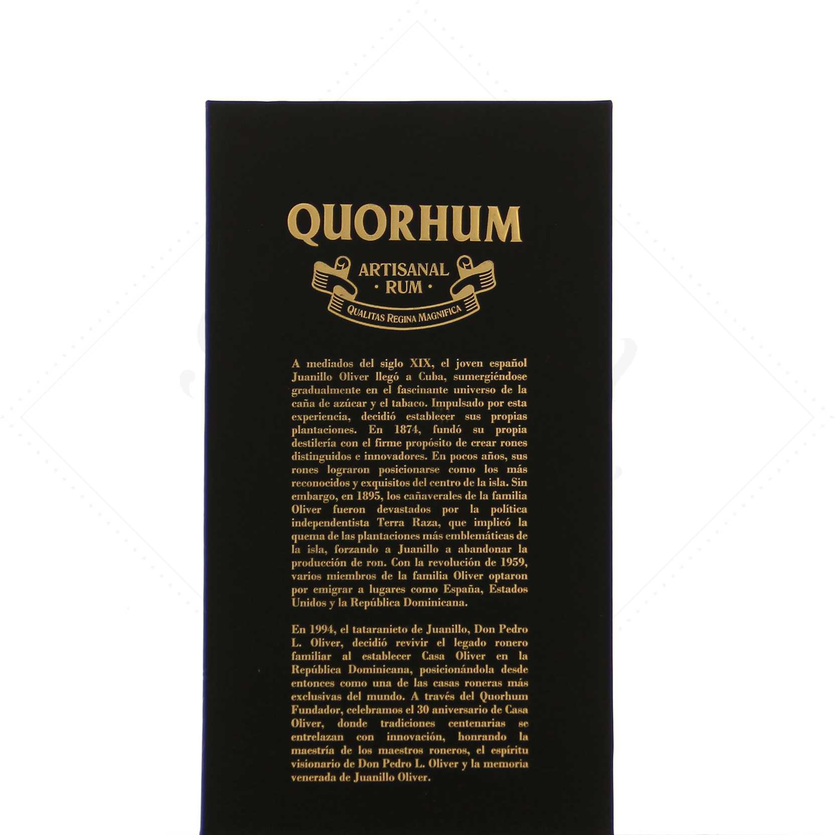 Quorhum 30 ans Cask Strength 54,3° – Image 2