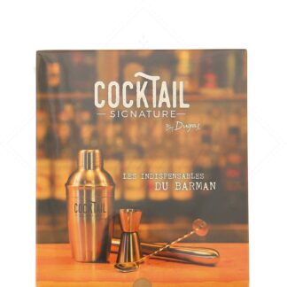Coffret 4 ustensiles cocktails barman