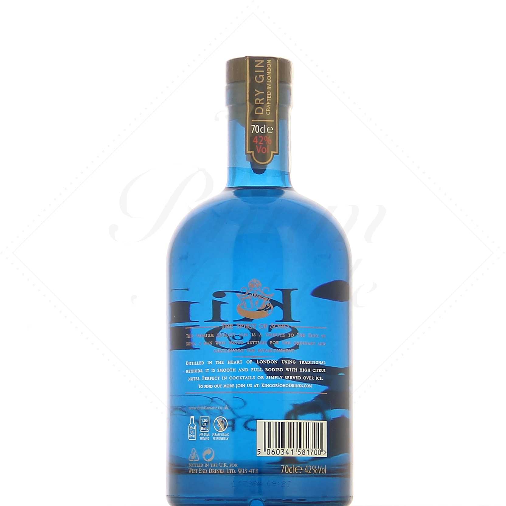 The King of Soho London Dry Gin 42° – Image 2